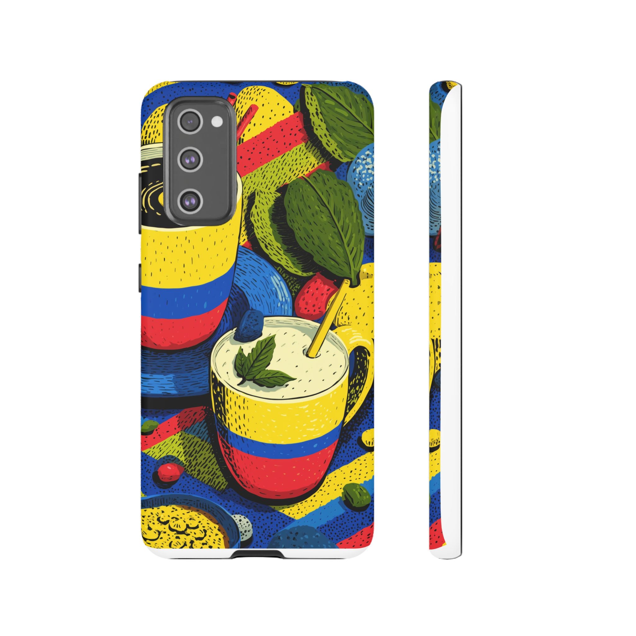 Vibrant Phone Case for Tough Cases | Colorful Colombian Art, Unique Gift, Trendy Accessory, Summer Style, Festival Must-Have