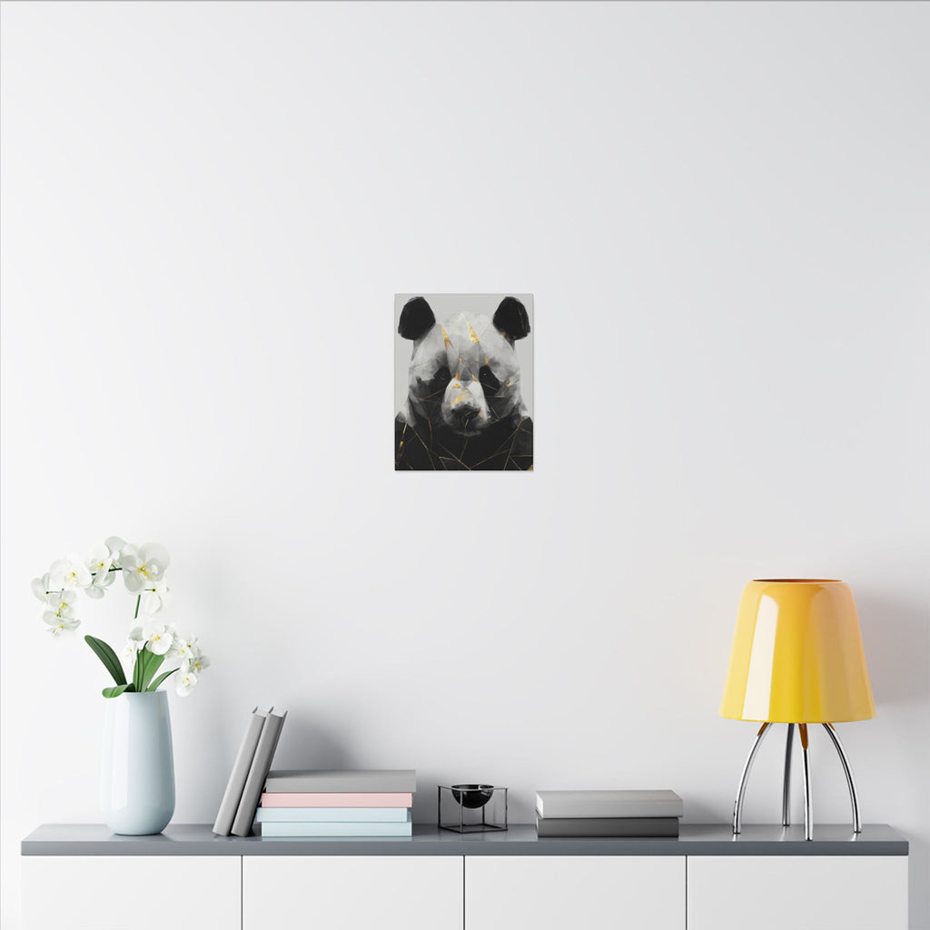 Fractal Panda: Geometric Wildlife Art, Polygonal Portrait, Modern Digital Design   |  Personalized & Custom Orders Available