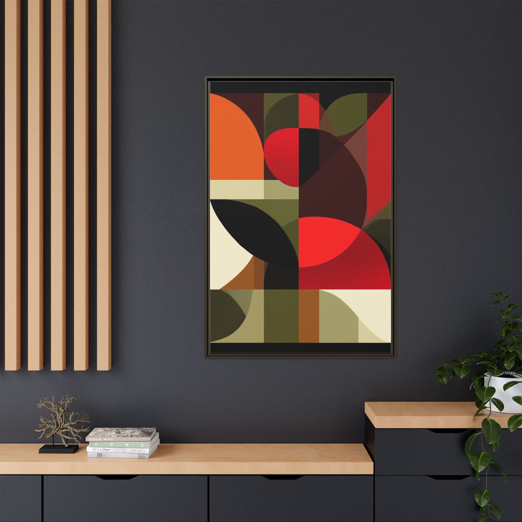 Geometric Fusion: Modern Abstract Composition, Cubist Color Blocks, Architectural Form Harmony   |   Custom Orders Accepted