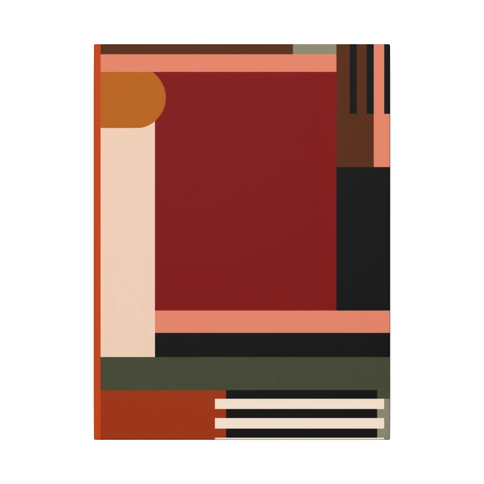 Geometric Harmony: Abstract Constructivist Design, Modern Color Palette, Minimalist Architectural Composition   |   Custom Orders Accepted