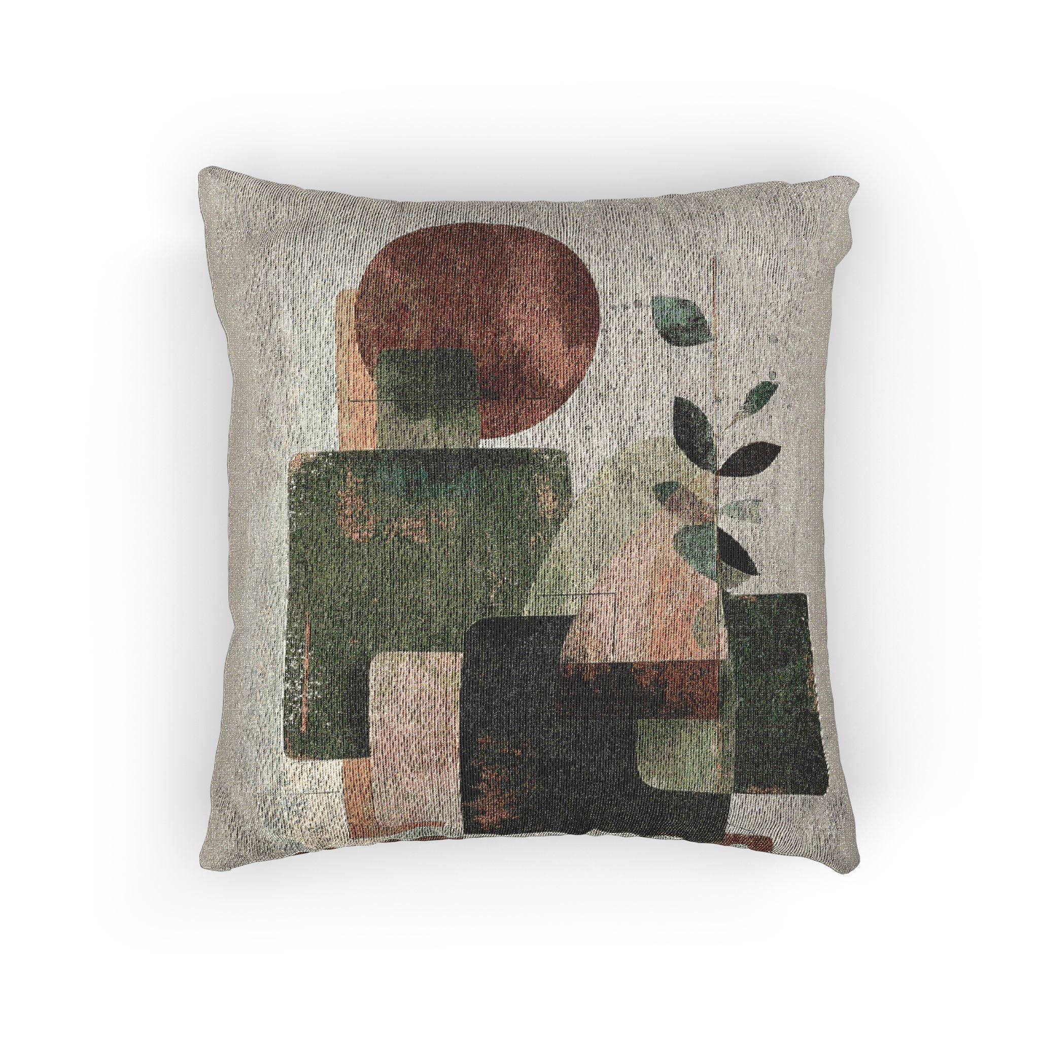 Geometric Harmony: Layers of Earthy Abstraction, Mid-Century Modern Design   |    Custom Orders Available