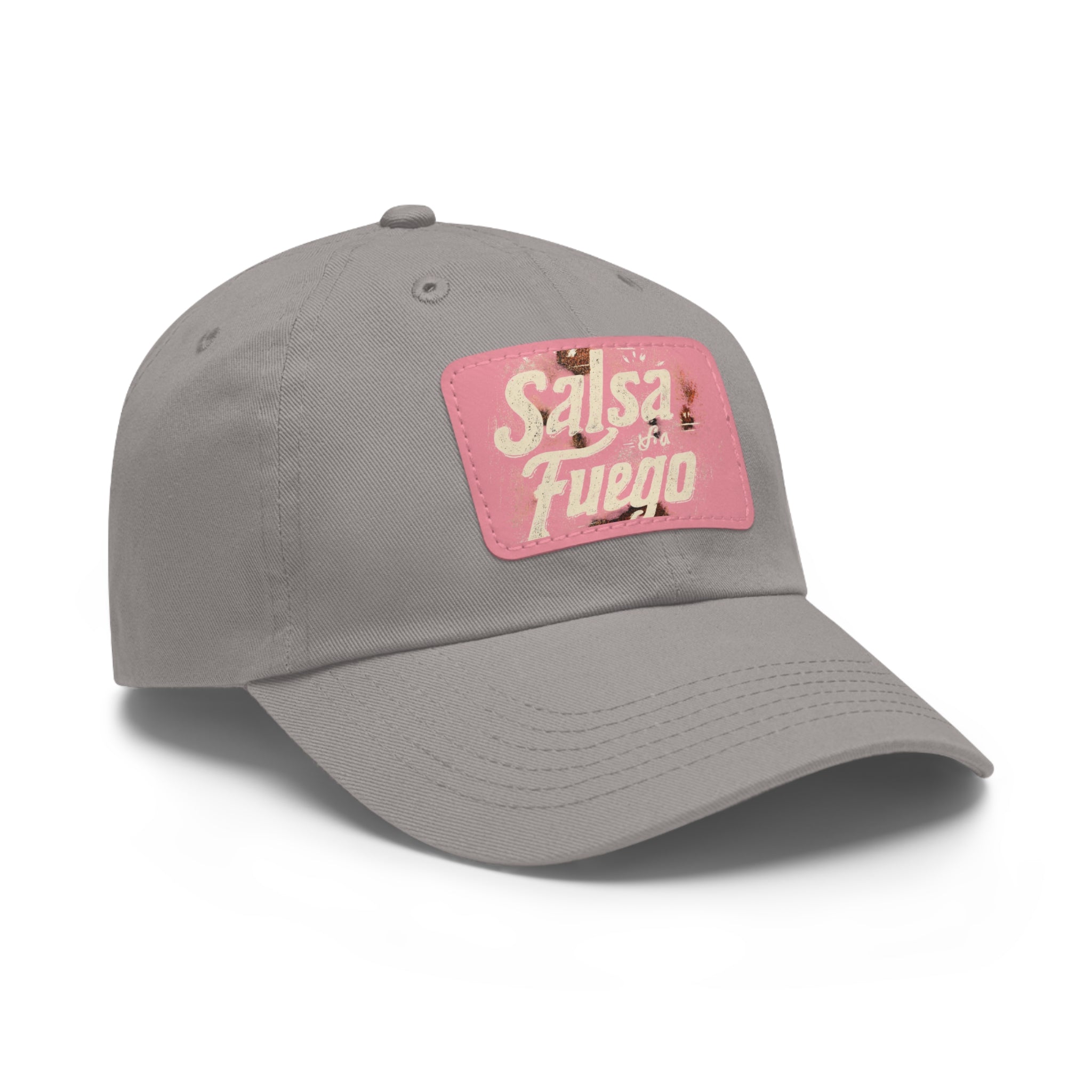 Salsa Fuego Dad Hat with Leather Patch (Rectangle)
