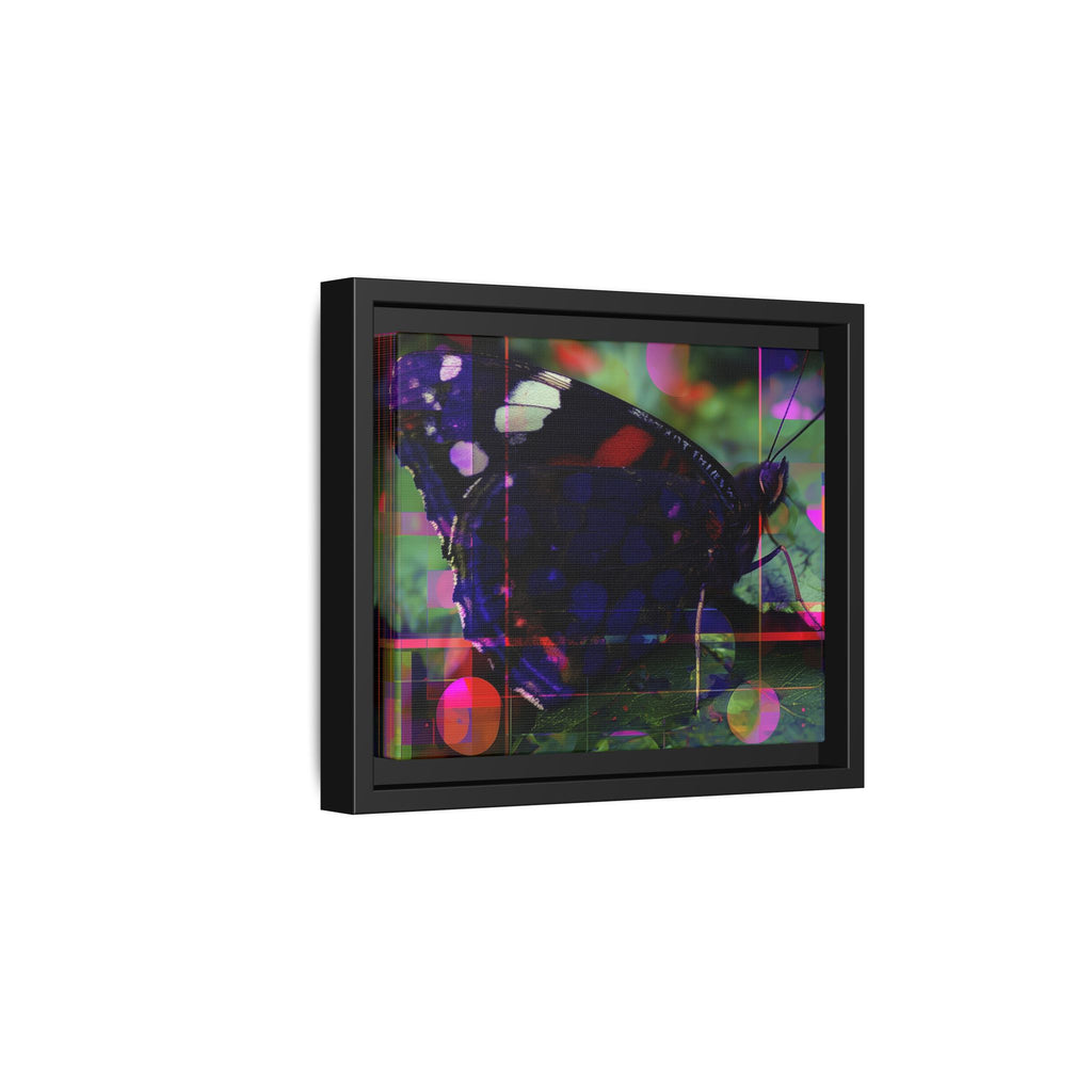 Geometric Butterfly Framed Print: Digital Glitch Butterfly Art, Geometric Nature Photography   |  Personalized & Custom Orders Available