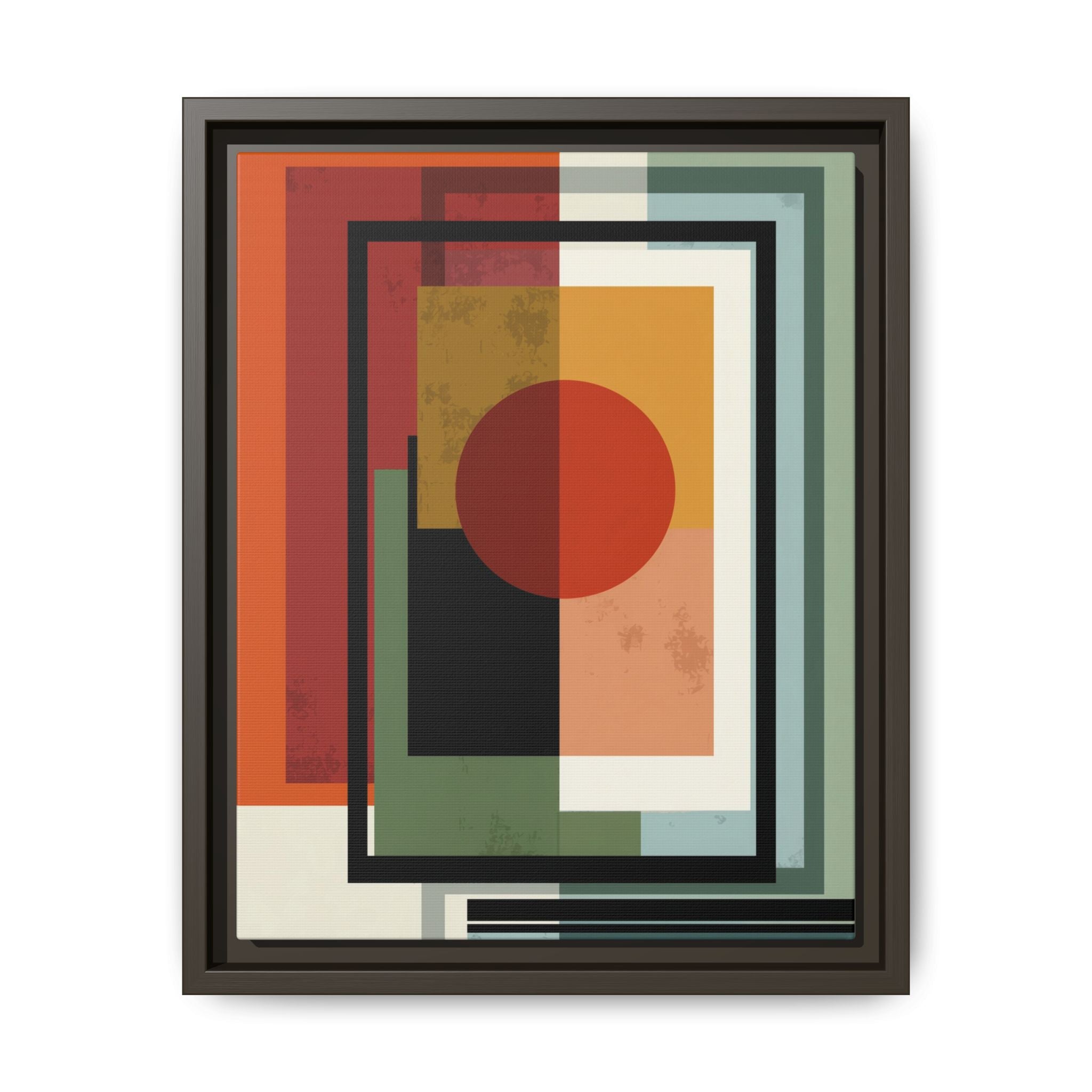 Geometric Harmonies: Mid-Century Modern Composition, Constructivist Inspiration, Abstract Rectangular Interplay   |   Custom Orders Accepted