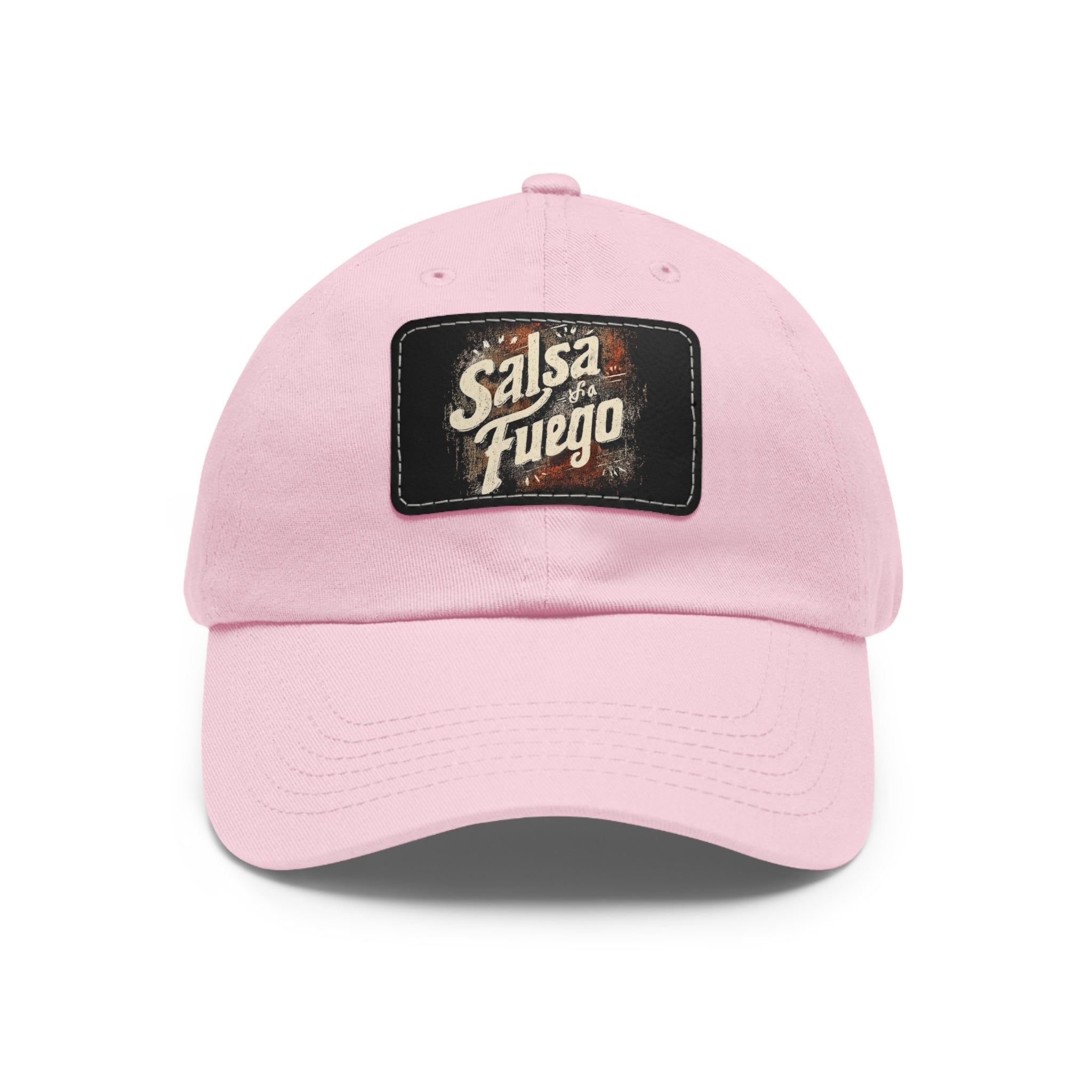 Salsa Fuego Dad Hat with Leather Patch (Rectangle)