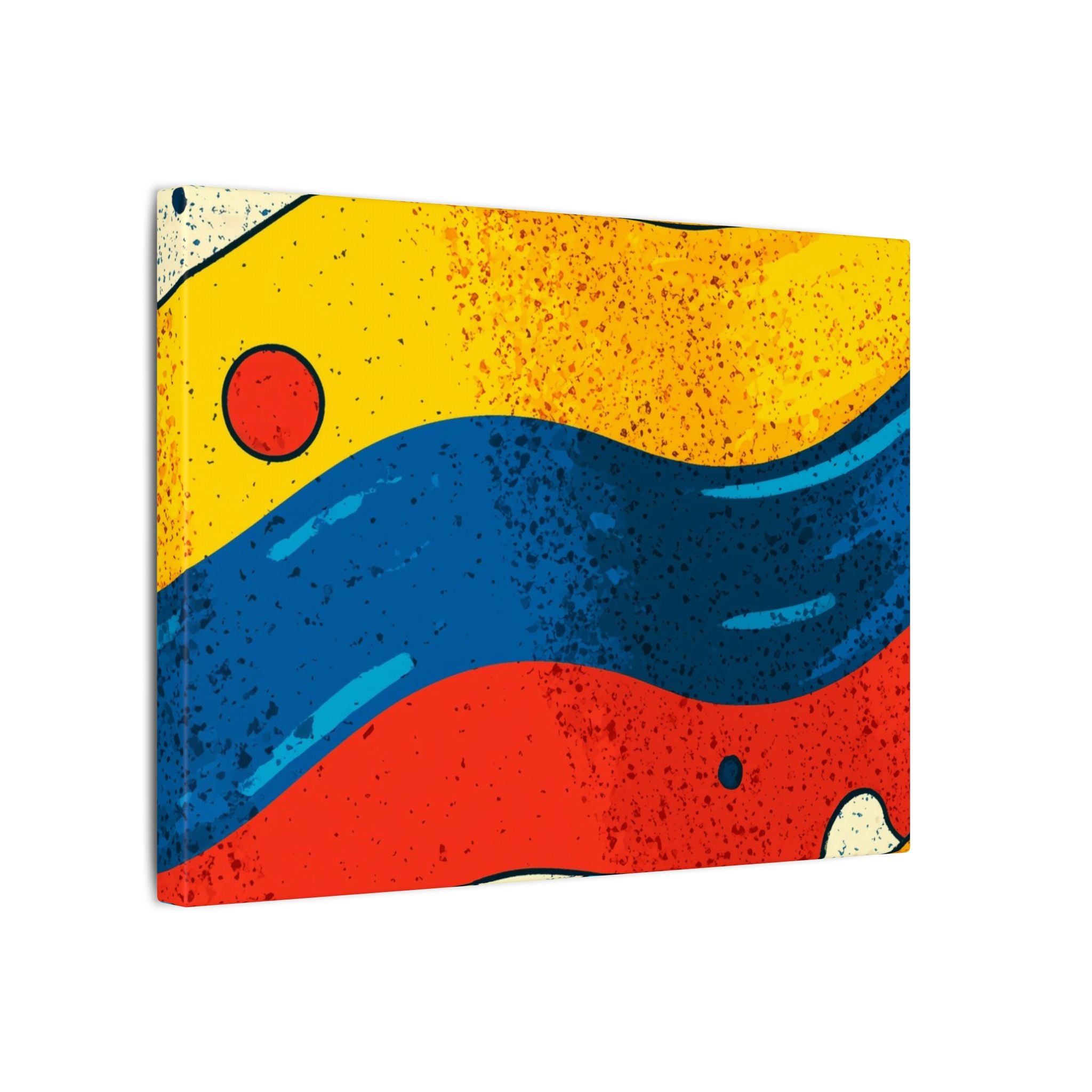 Fluid Dynamics: Retro Abstract Shapes, Mid-Century Modern Motion, Geometric Color Waves   |   Custom Orders Accepted