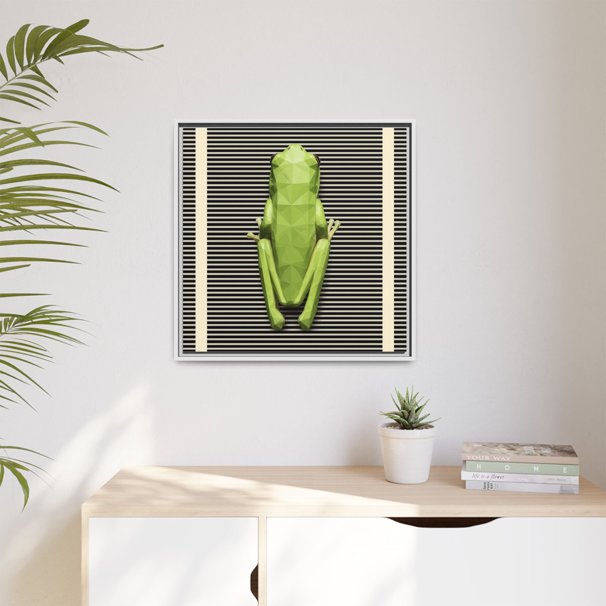 Geometric Amphibian: Low-Poly Frog Design, Digital Art Minimalism   |  Personalized & Custom Orders Available