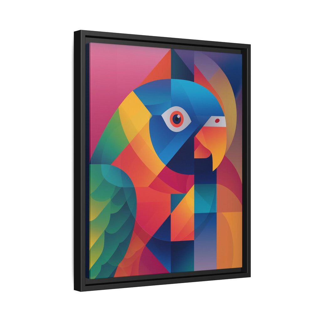 Cubist Parrot Prisma: Geometric Bird Design, Modern Angular Art   |    Custom Orders Available