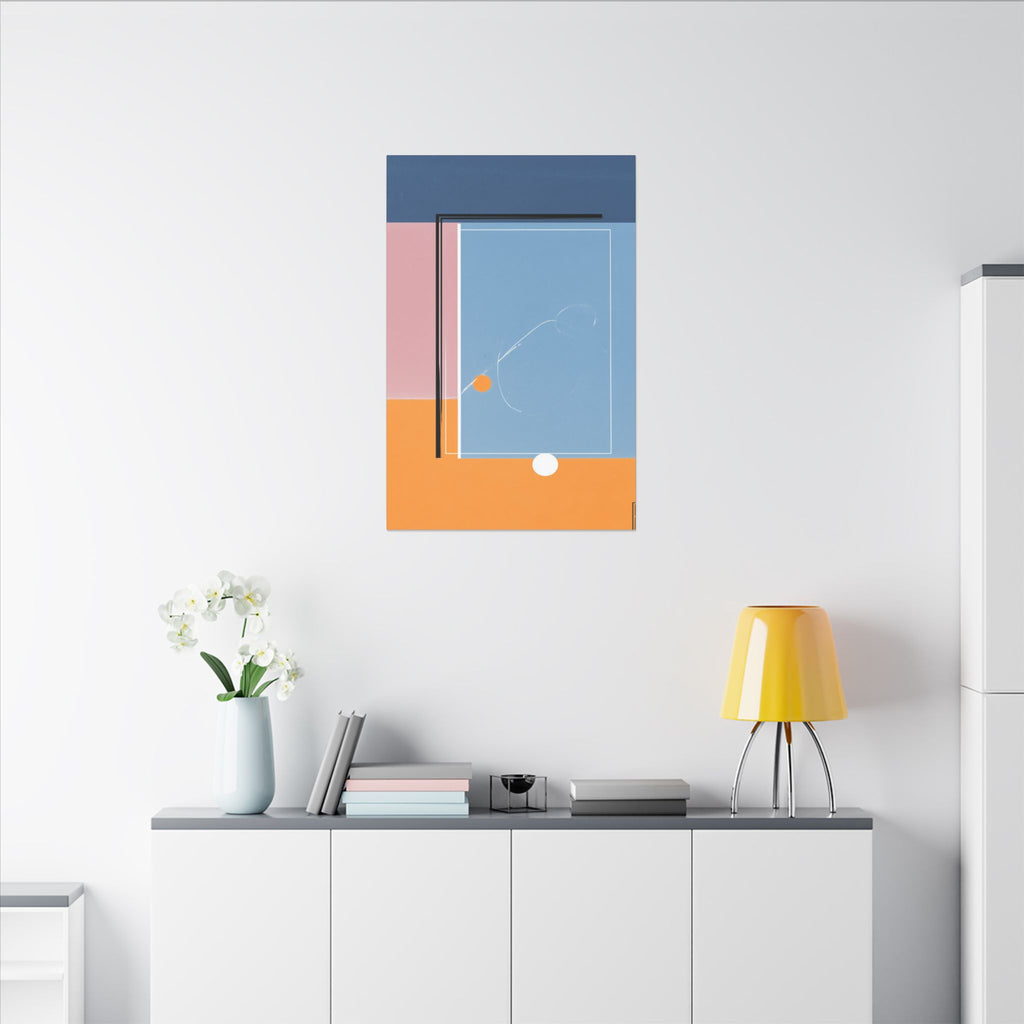Geometric Harmony: Abstract Minimalist Composition, Modernist Color Fields, Constructivist Design Principles   |   Custom Orders Accepted