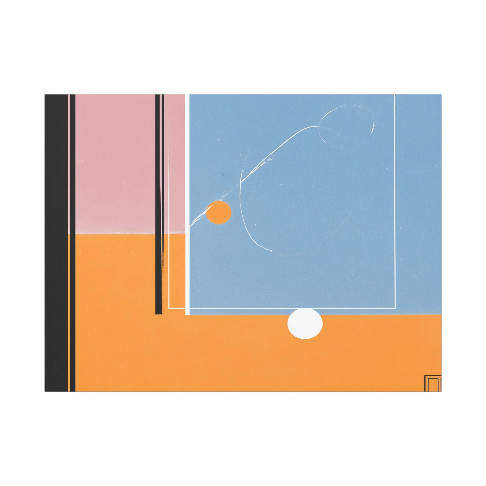 Geometric Harmony: Abstract Minimalist Composition, Modernist Color Fields, Constructivist Design Principles   |   Custom Orders Accepted