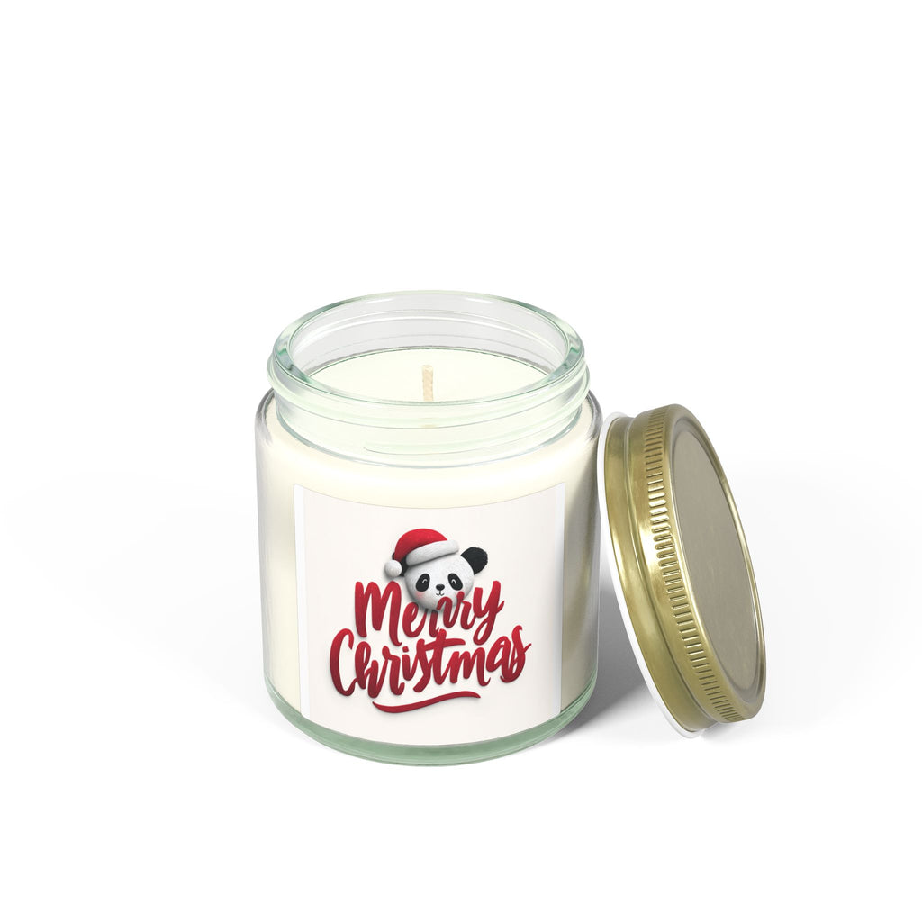 Merry Christmas Scented Candle, Holiday Decor, Gift for Her, Cozy Home Fragrance, Seasonal Candles