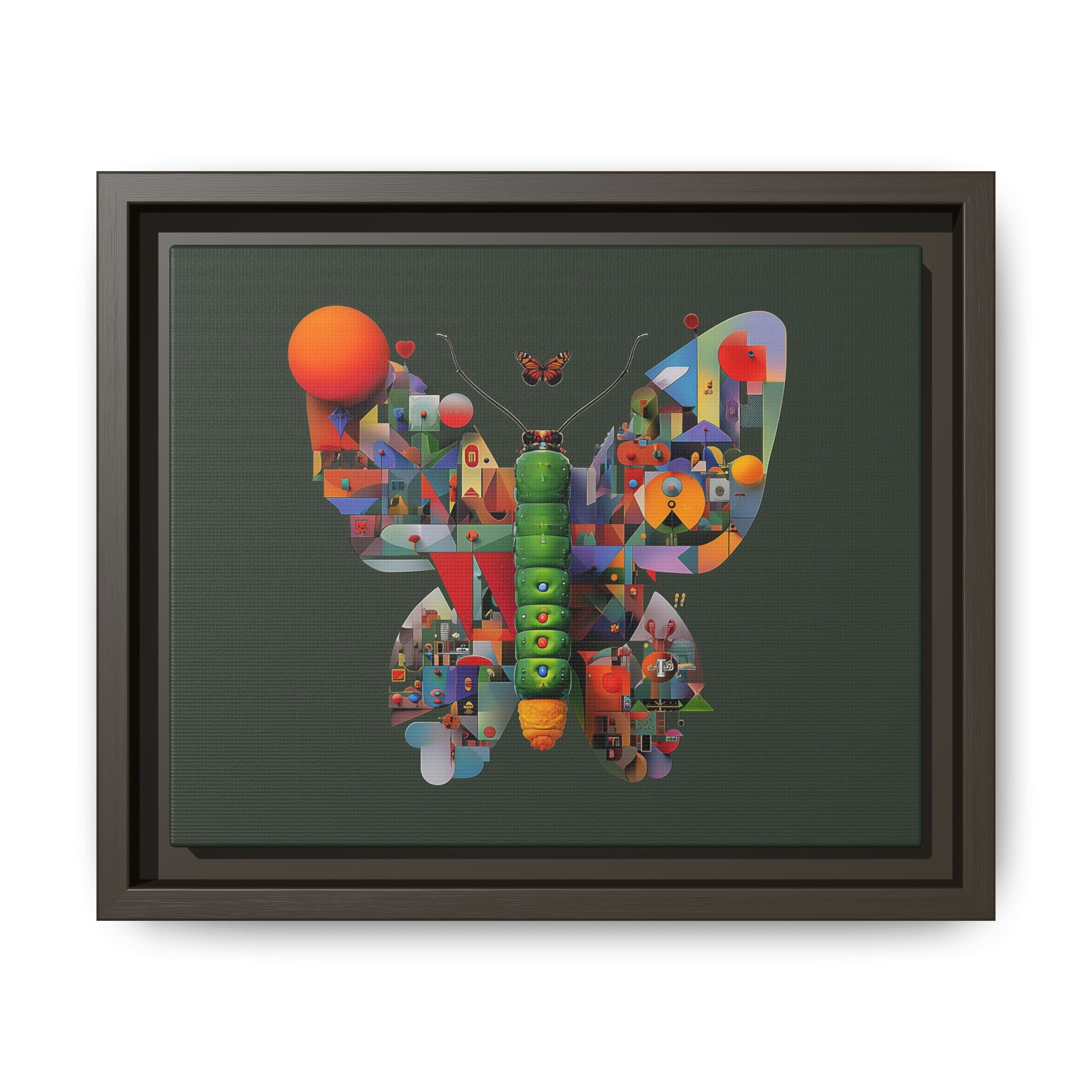 Furnie: Geometric Butterfly Mosaic, Digital Art Landscape   |    Custom Orders Available