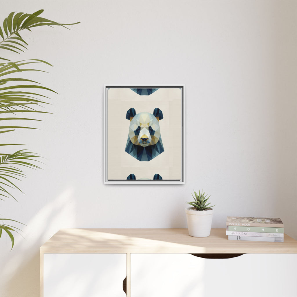 Geometric Panda Prism: Low-Poly Digital Wildlife Art, Minimalist Triangular Design   |  Personalized & Custom Orders Available