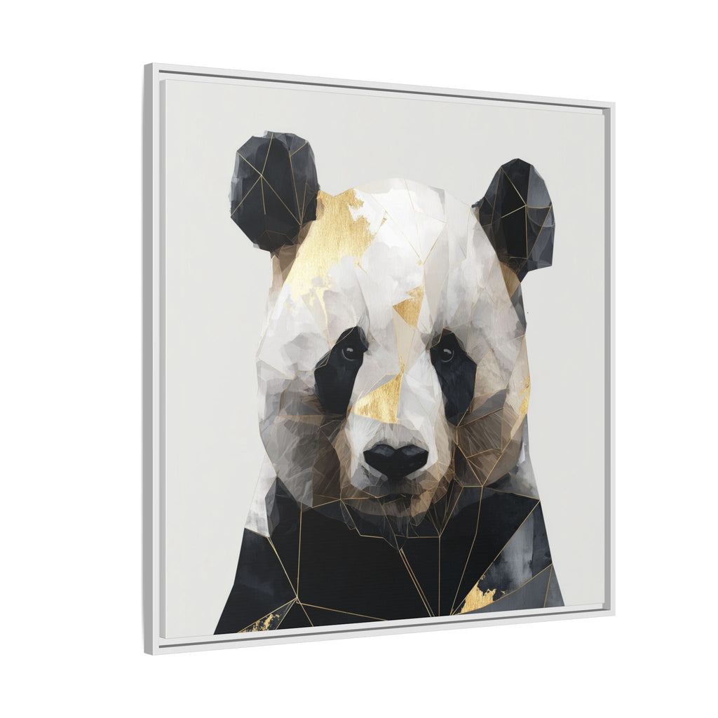 Fractal Panda: Geometric Digital Art, Low Poly Wildlife Portrait   |  Personalized & Custom Orders Available