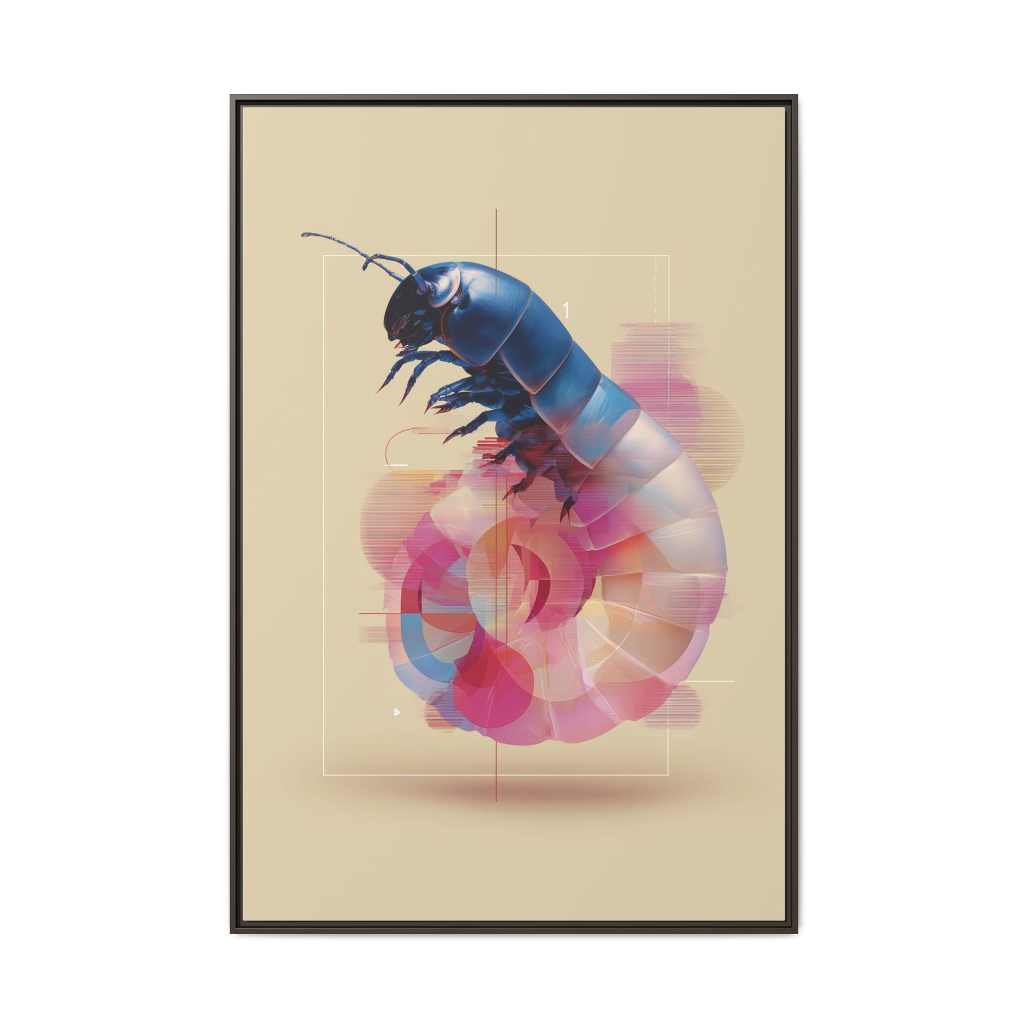Exoskeleton Cipher: Digital Insect Rendering, Geometric Glitch Art   |    Custom Orders Available