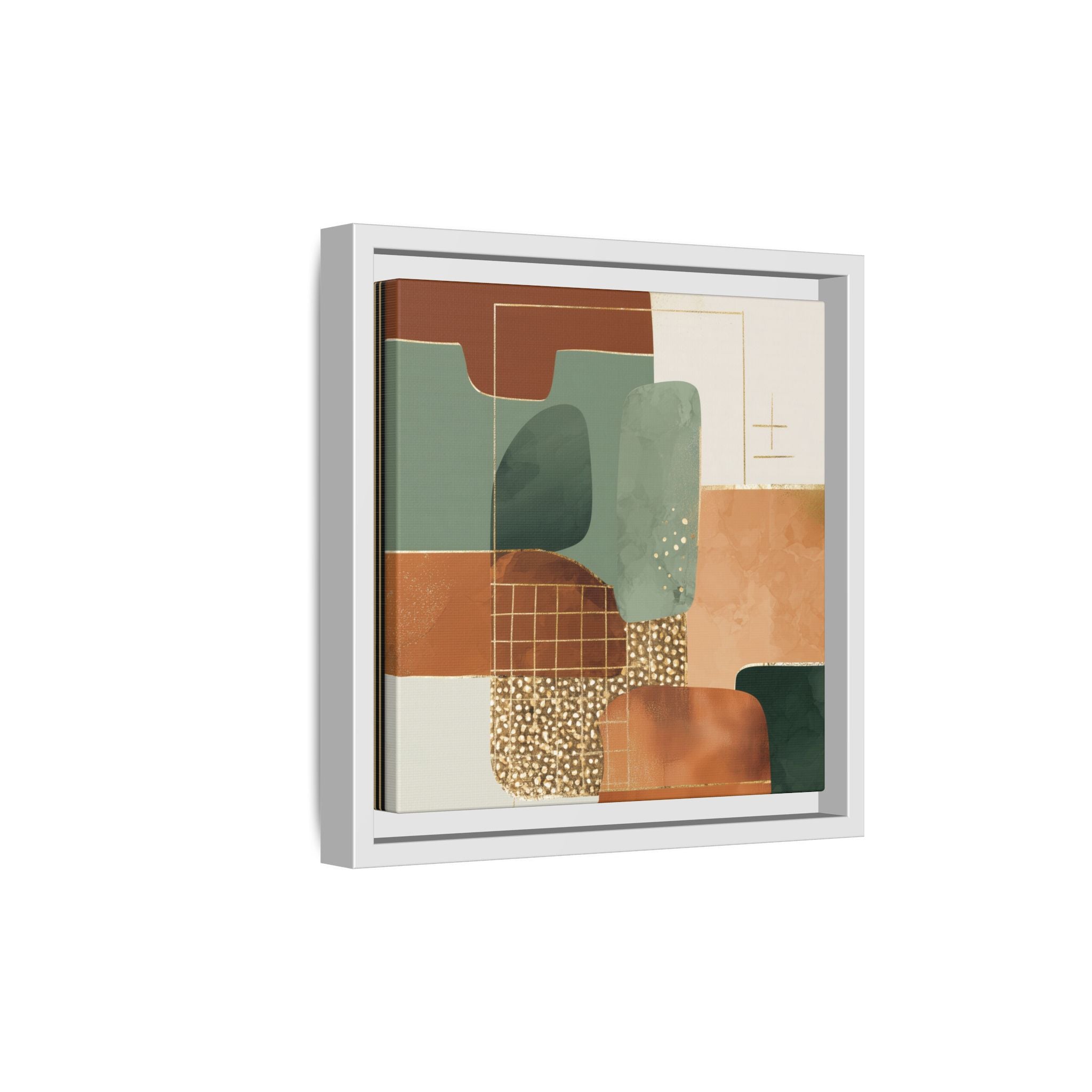 Geometric Harmony: Abstract Minimalist Art, Mid-Century Modern Design, Organic Shapes Composition   |   Custom Orders Accepted