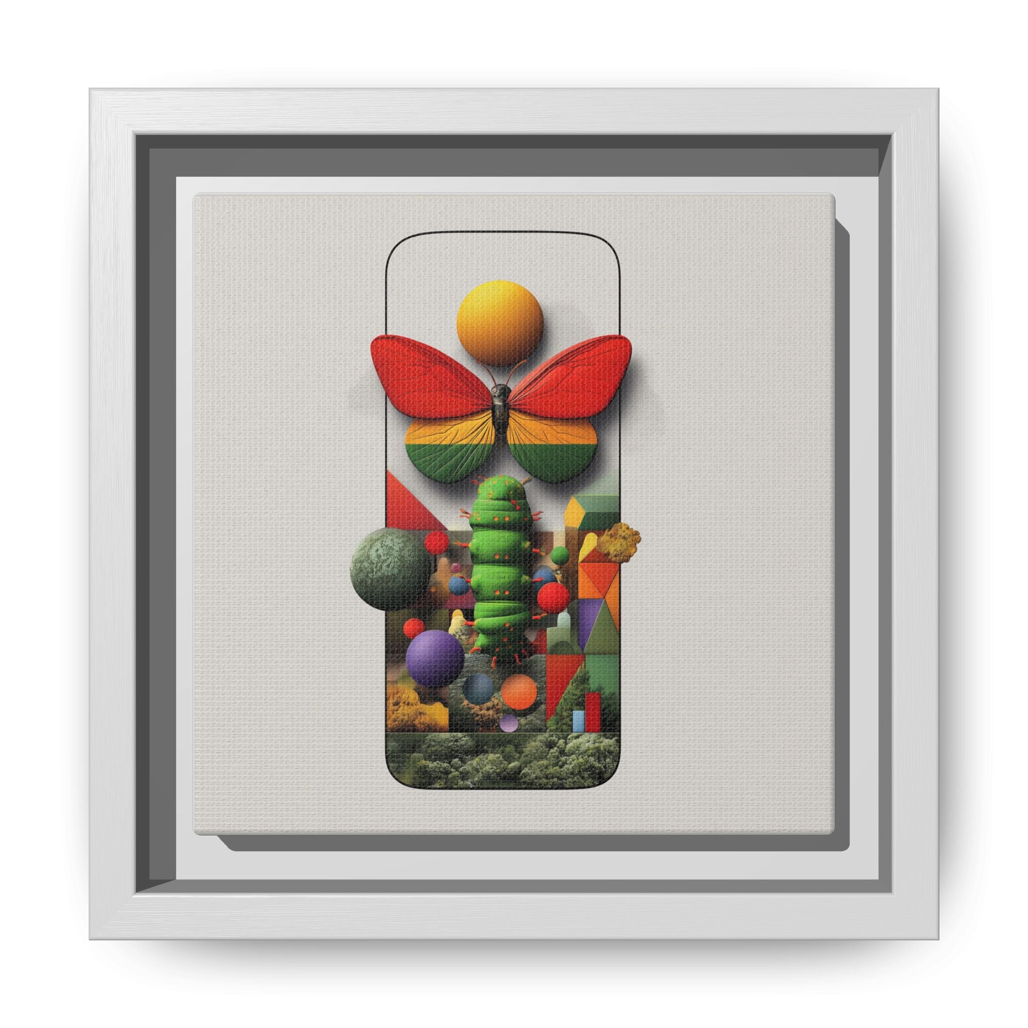 Digital Metamorphosis: Cybernetic Butterfly Realm, Surreal Tech Nature Composition   |    Custom Orders Available