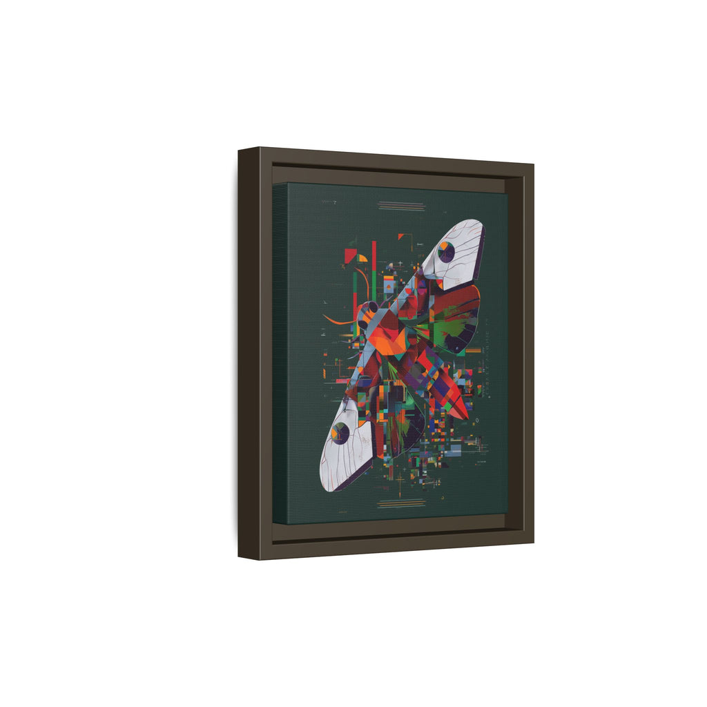 Digital Metamorphosis Framed Print: Geometric Butterfly Abstrac, Cubist Technological   |  Personalized & Custom Orders Available