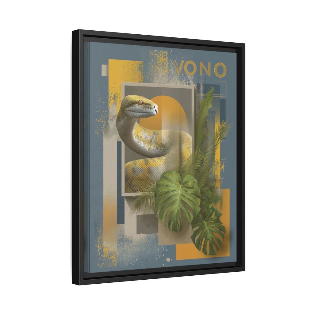 Serpent in Geometrics: Tropical Graphic Design, Modern Nature Illustration   |    Custom Orders Available