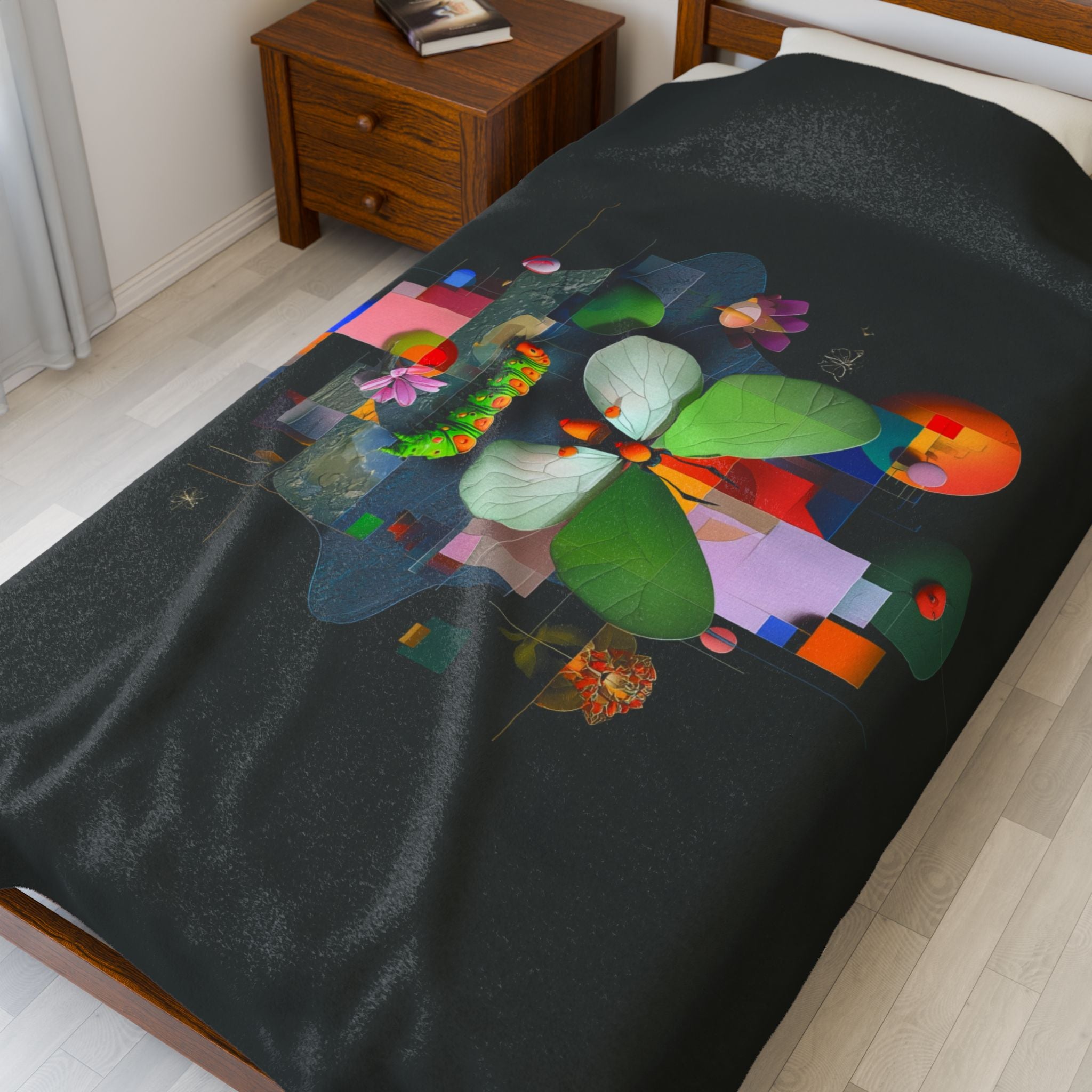 Metamorphosis of Geometry: Digital Butterfly Abstract, Geometric Nature Composition   |    Custom Orders Available