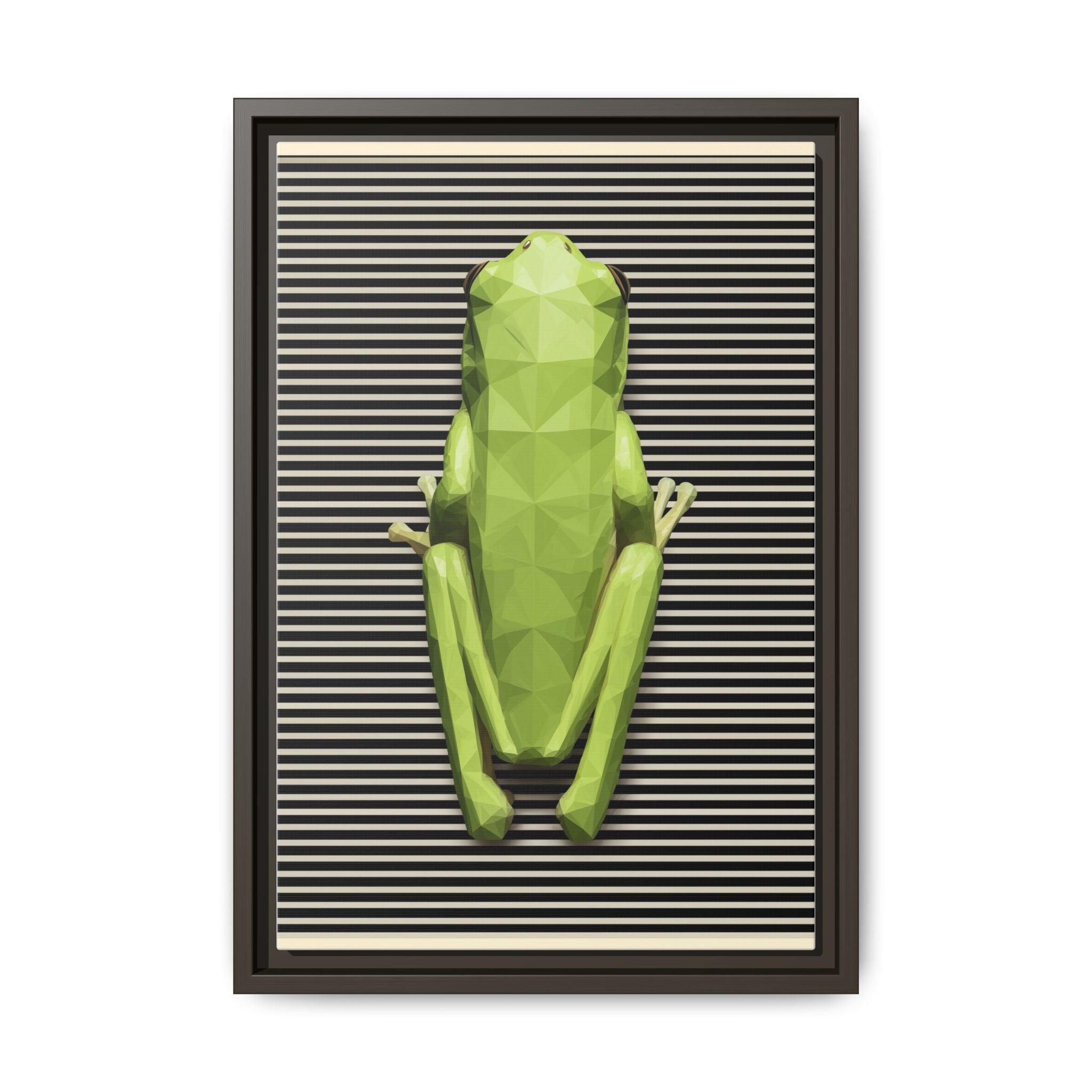 Geometric Amphibian: Low-Poly Frog Design, Digital Art Minimalism   |  Personalized & Custom Orders Available