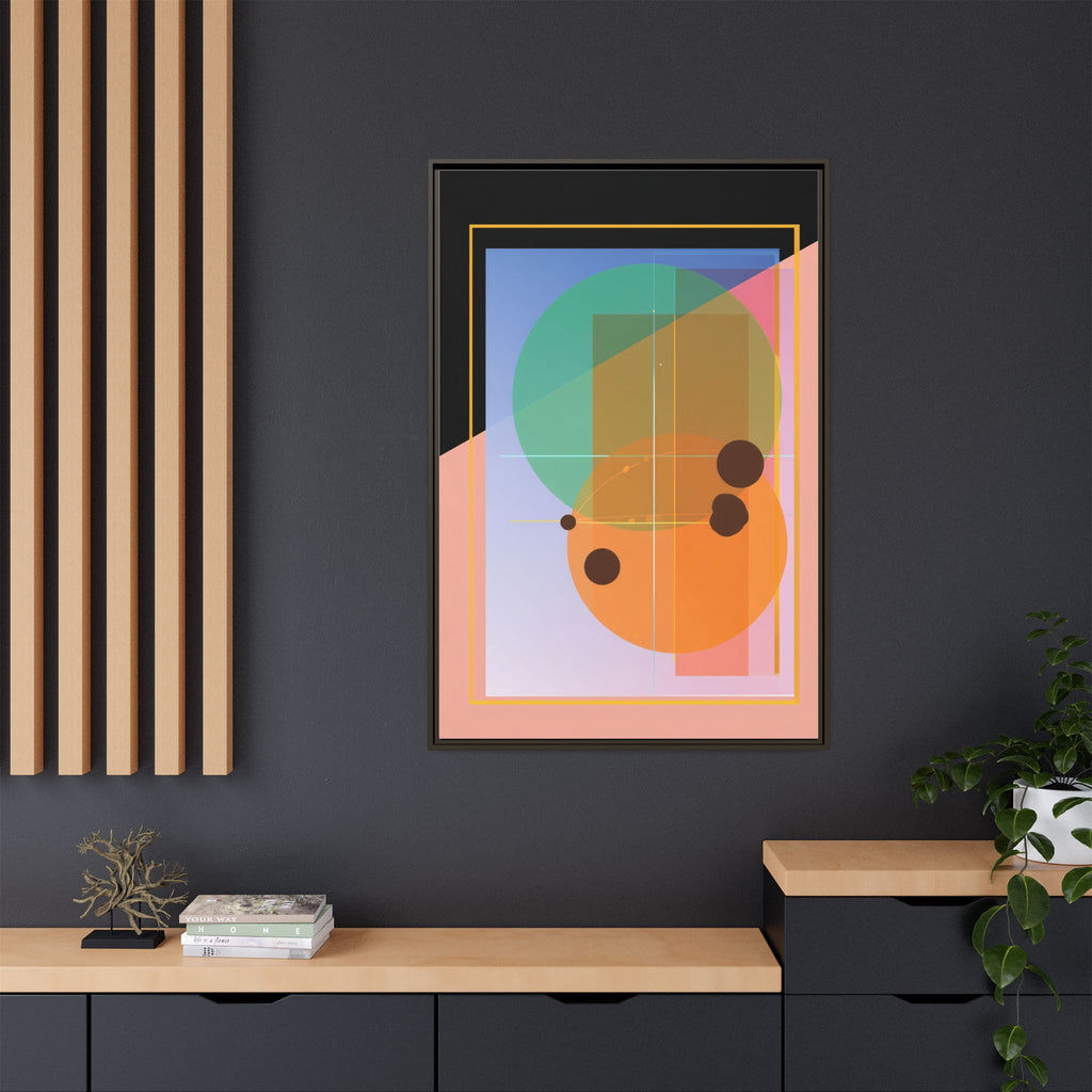 Geometric Harmony: Abstract Composition, Overlapping Shapes, Precision Design   |   Custom Orders Accepted