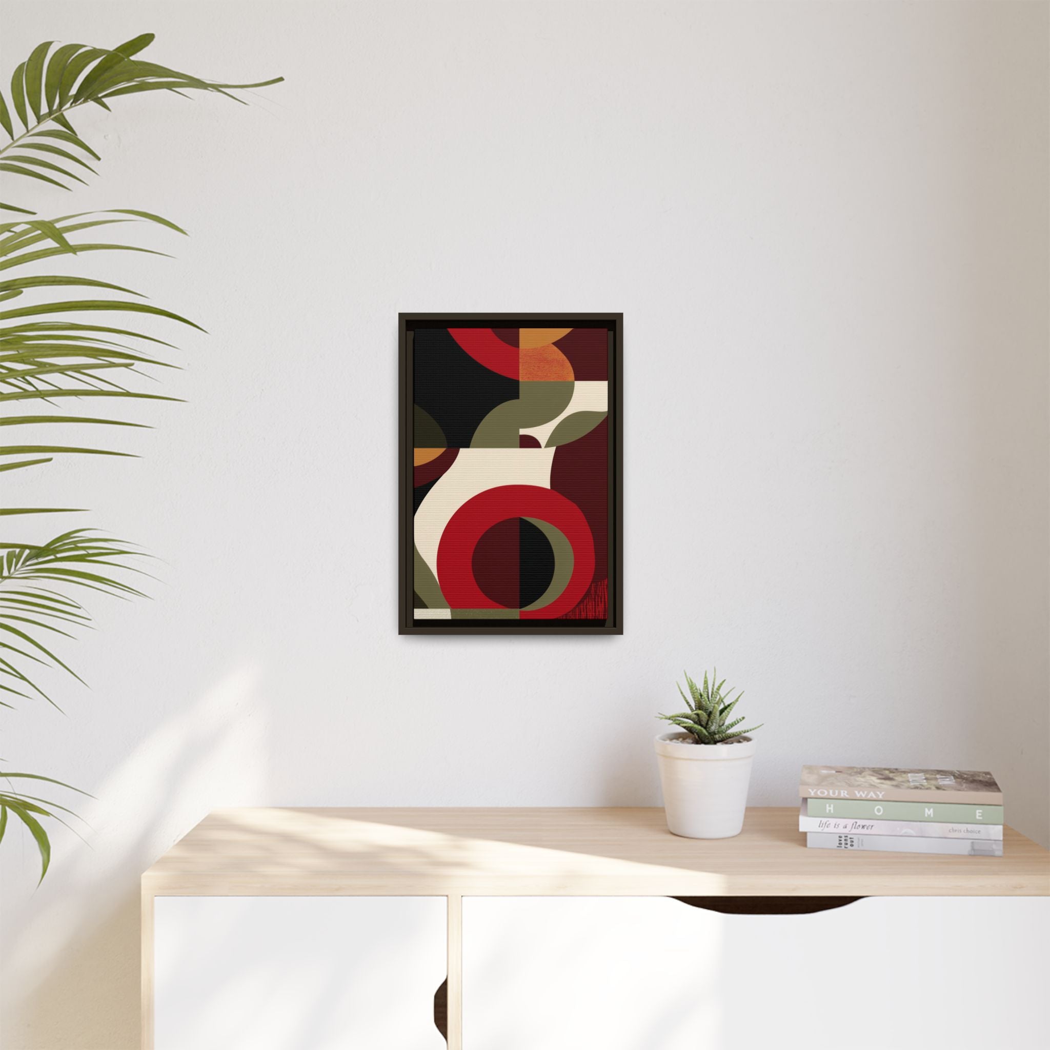 Geometric Intersections: Mid-Century Modern Design, Abstract Architectural Composition, Rhythmic Curved Forms   |   Custom Orders Accepted