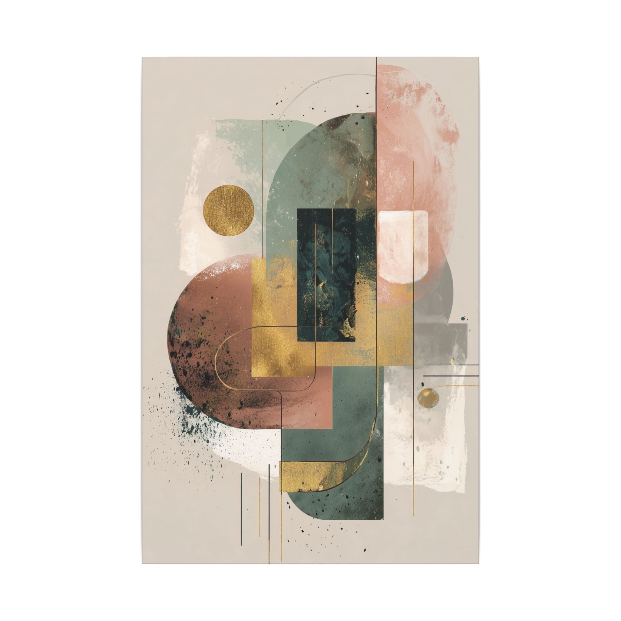 Geometric Harmony: Abstract Composition, Modernist Minimalism, Ethereal Design Layers   |   Custom Orders Accepted