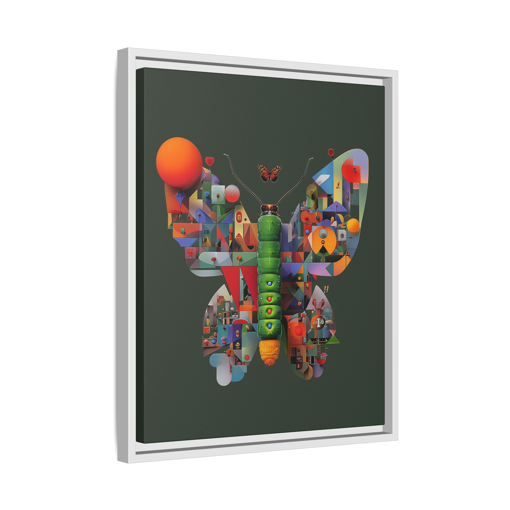 Furnie: Geometric Butterfly Mosaic, Digital Art Landscape   |    Custom Orders Available