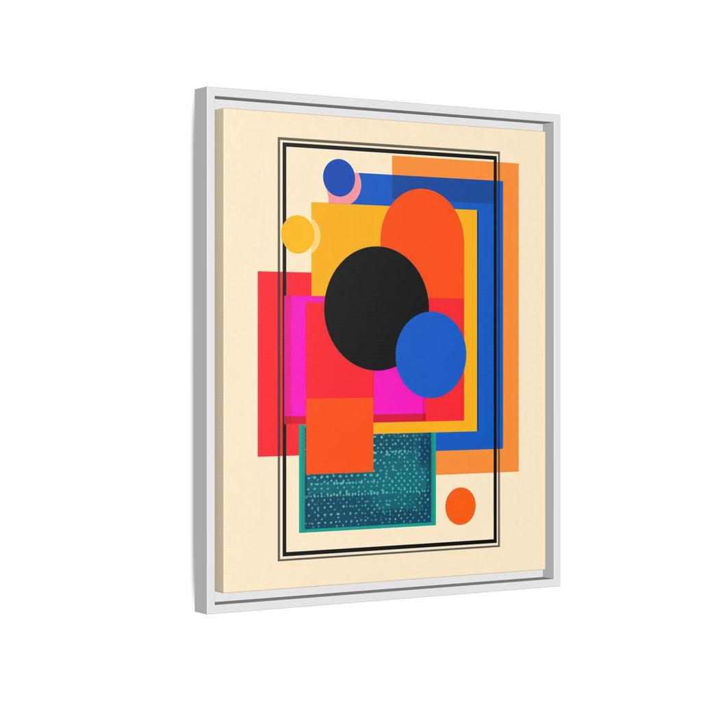 Geometric Harmony: Abstract Color Blocks, Mid-Century Modern Design, Minimalist Art Composition   |   Custom Orders Accepted