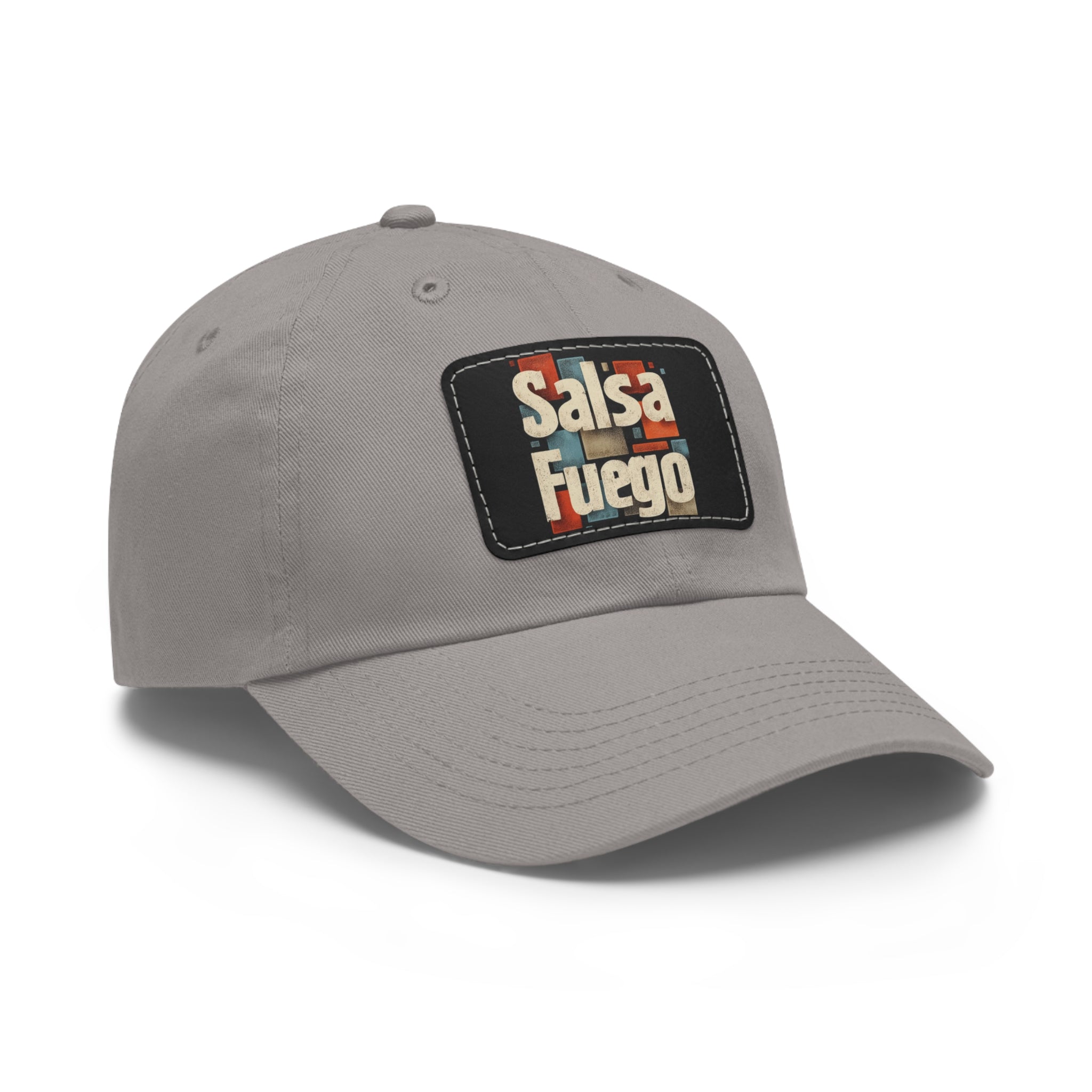 Salsa Fuego Geometric Dad Hat with Leather Patch (Rectangle)
