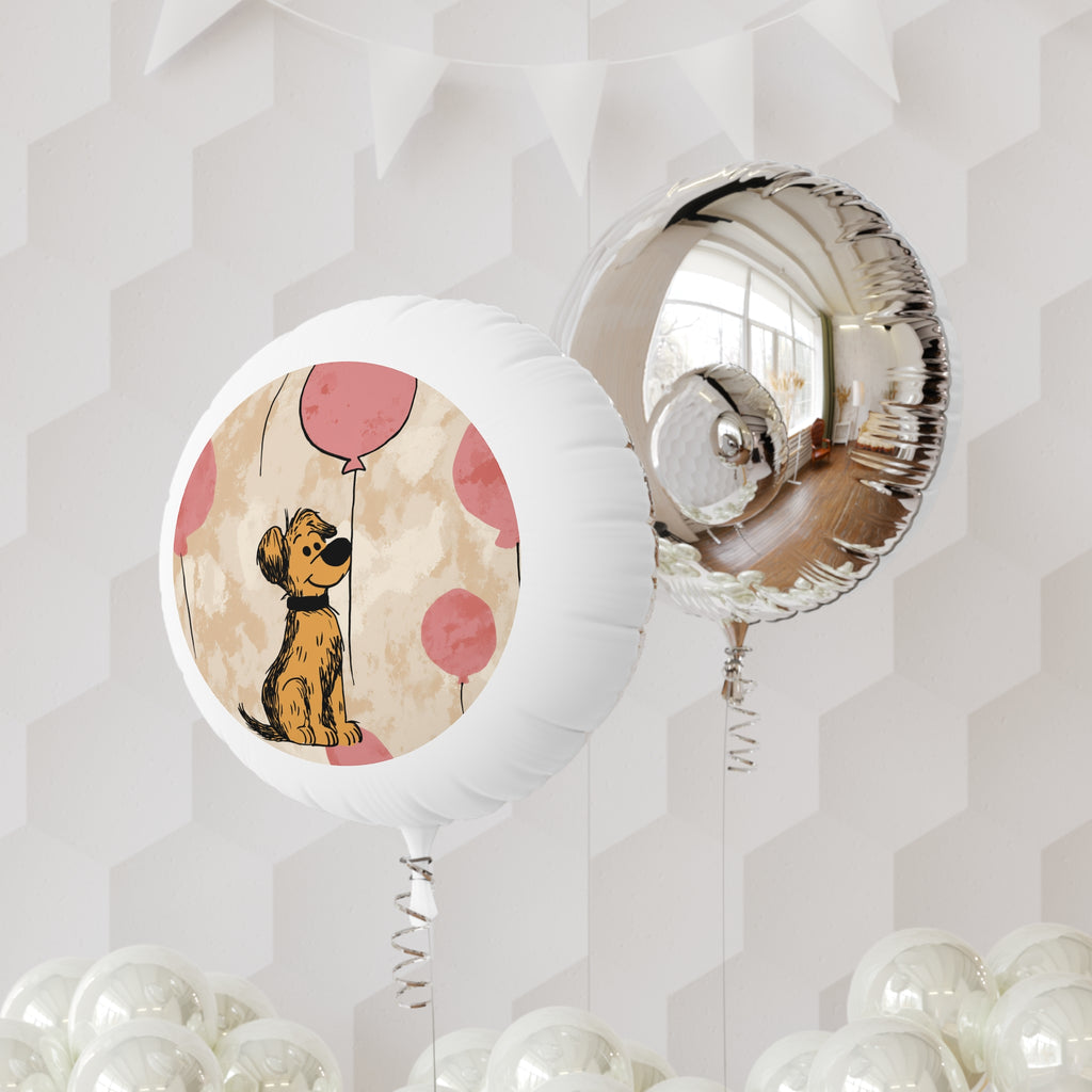 Cute Puppy Mylar Balloon — Dog Party Decoration