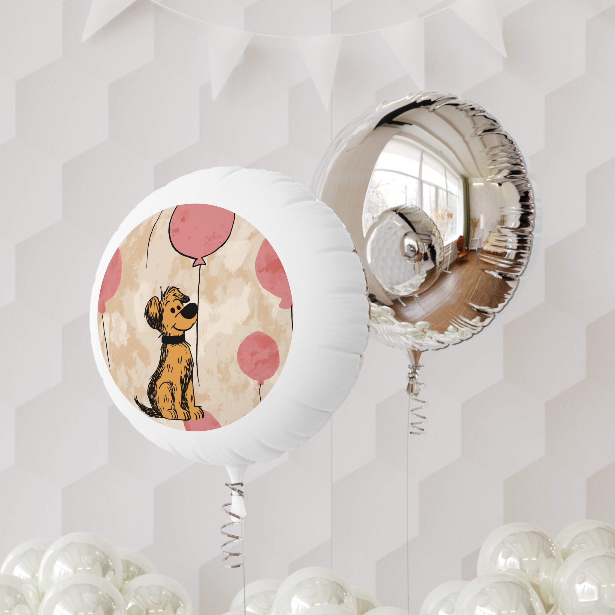 Cute Puppy Mylar Balloon — Dog Party Decoration