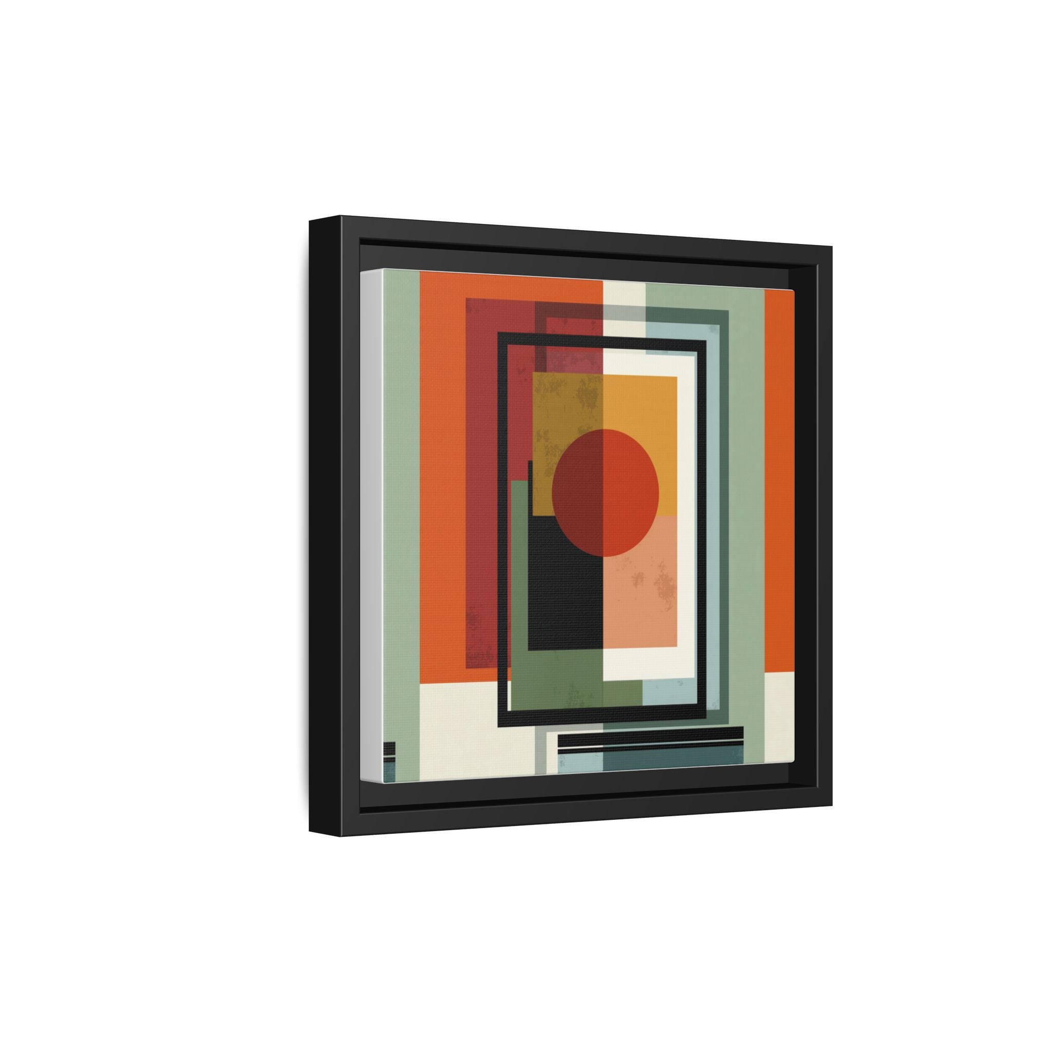 Geometric Harmonies: Mid-Century Modern Composition, Constructivist Inspiration, Abstract Rectangular Interplay   |   Custom Orders Accepted