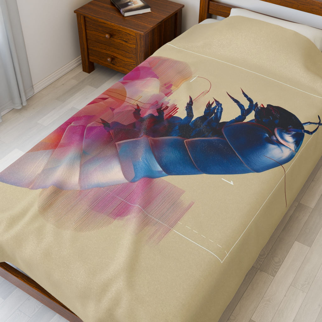 Chromatic Exoskeleton: Digital Beetle Render, Geometric Abstract Composition   |    Custom Orders Available