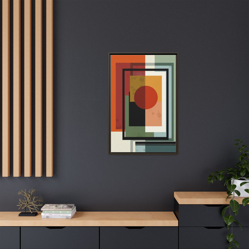 Geometric Harmonies: Mid-Century Modern Composition, Constructivist Inspiration, Abstract Rectangular Interplay   |   Custom Orders Accepted