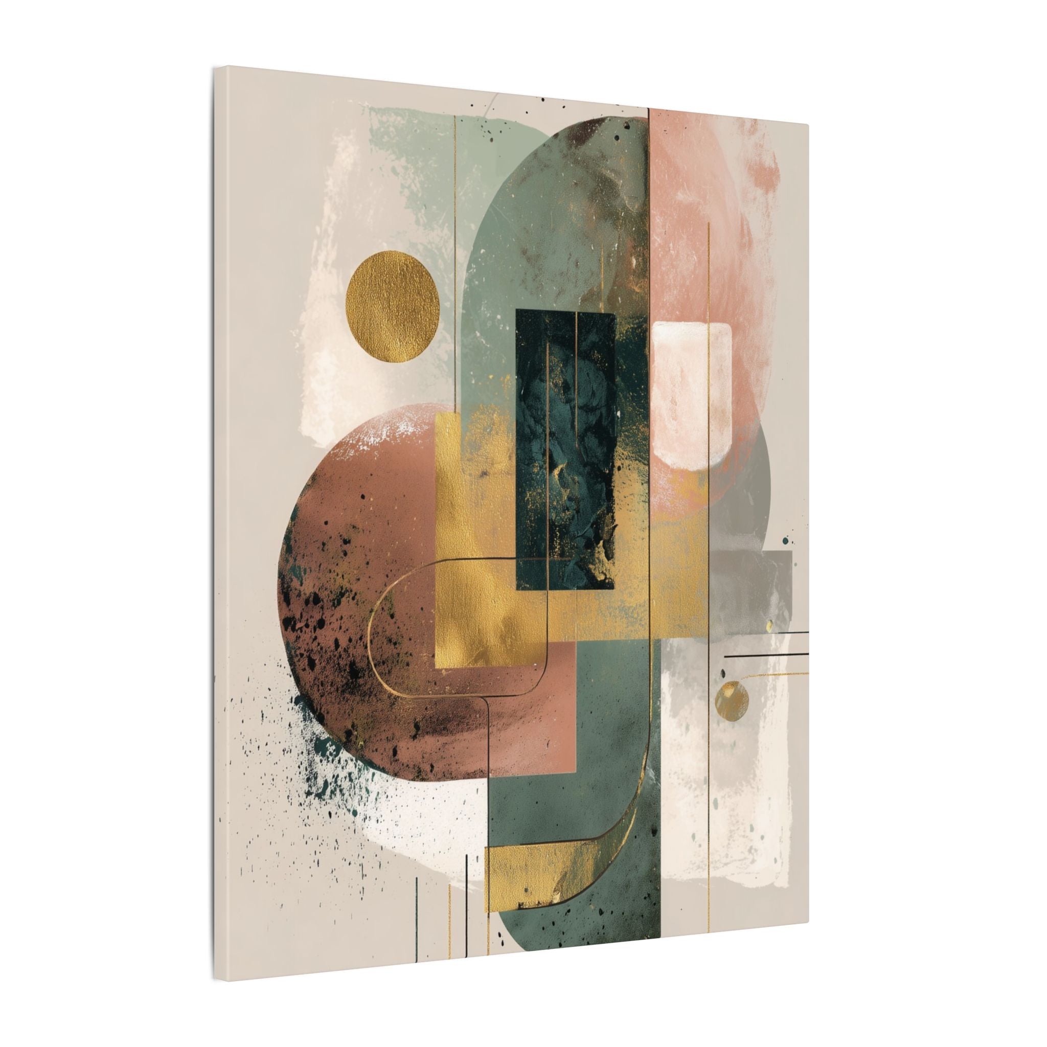 Geometric Harmony: Abstract Composition, Modernist Minimalism, Ethereal Design Layers   |   Custom Orders Accepted