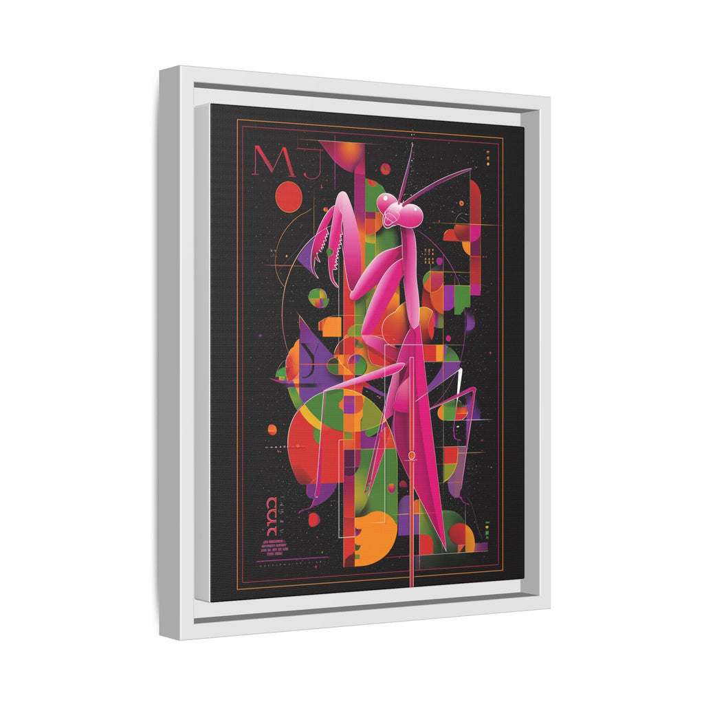 Geometric Mantis Framed Print : Starry Night Abstract, Graphic Design Poster   |  Personalized & Custom Orders Available