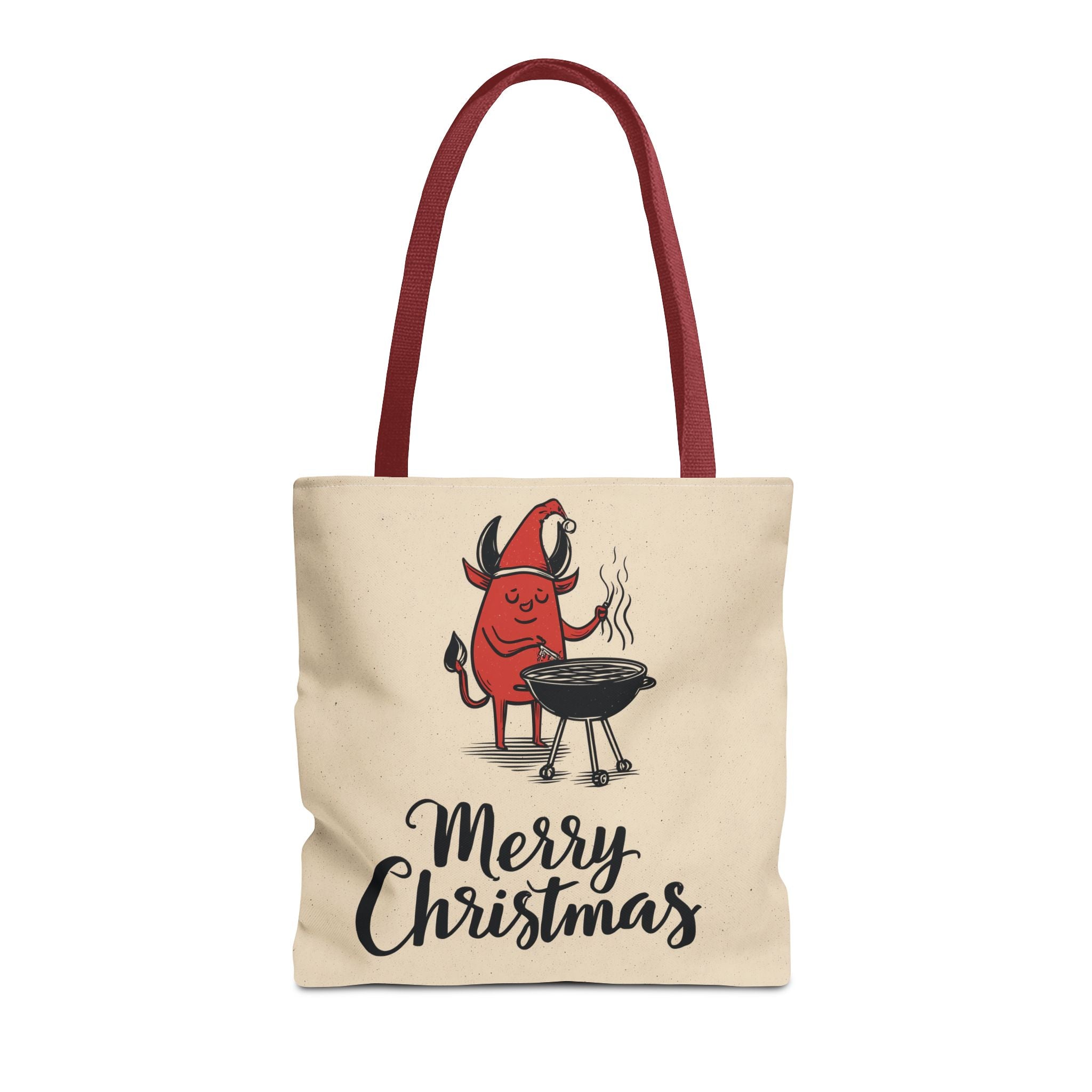 Naughty Santa , Secret Santa, Devil Theme, Devil Themed Art Tote Bag (AOP)