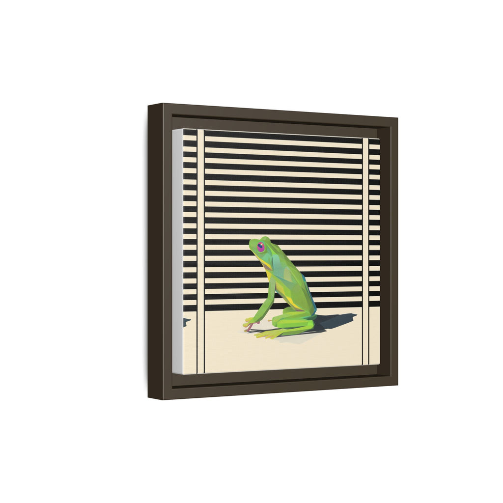 Geometric Frog Persona: Modern Wildlife Illustration, Vibrant Graphic Design   |  Personalized & Custom Orders Available