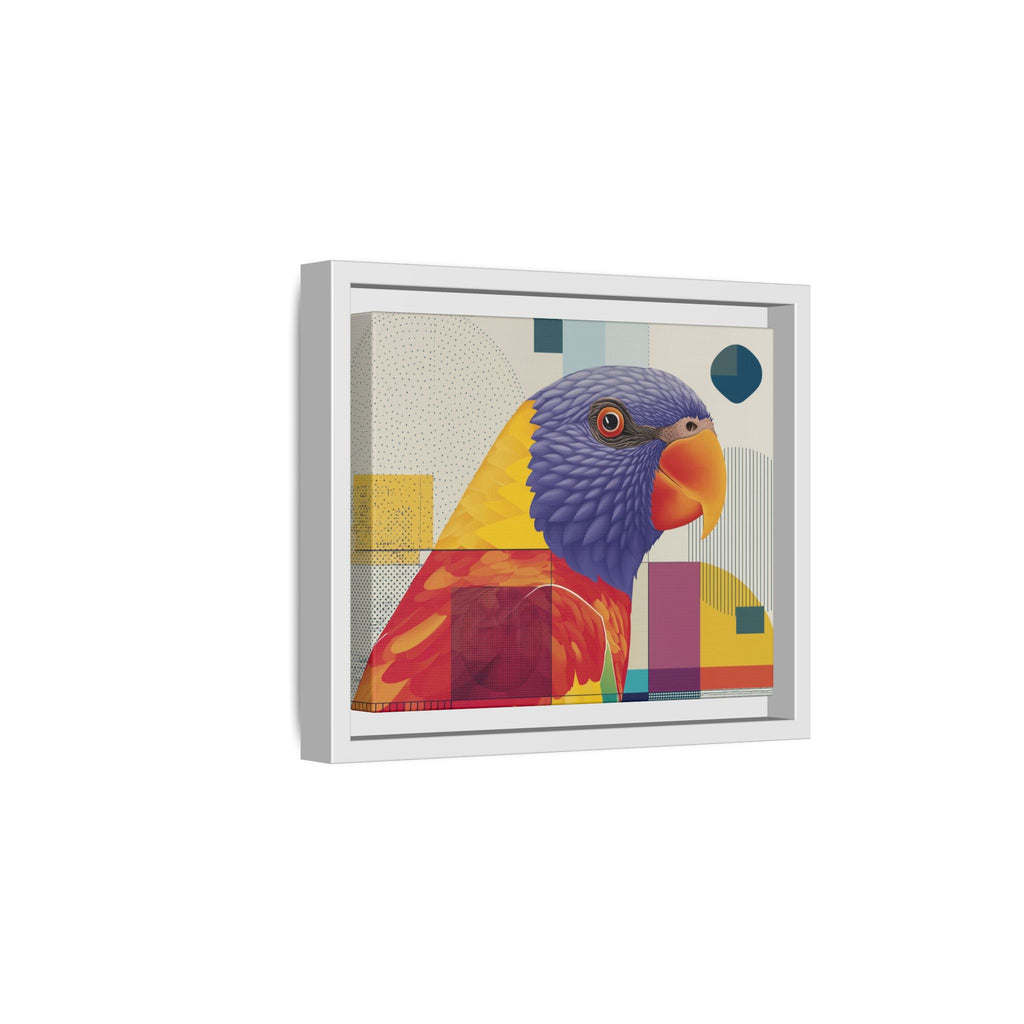 Geometric Parrot: Abstract Wildlife Art, Modern Color Block Design   |  Personalized & Custom Orders Available