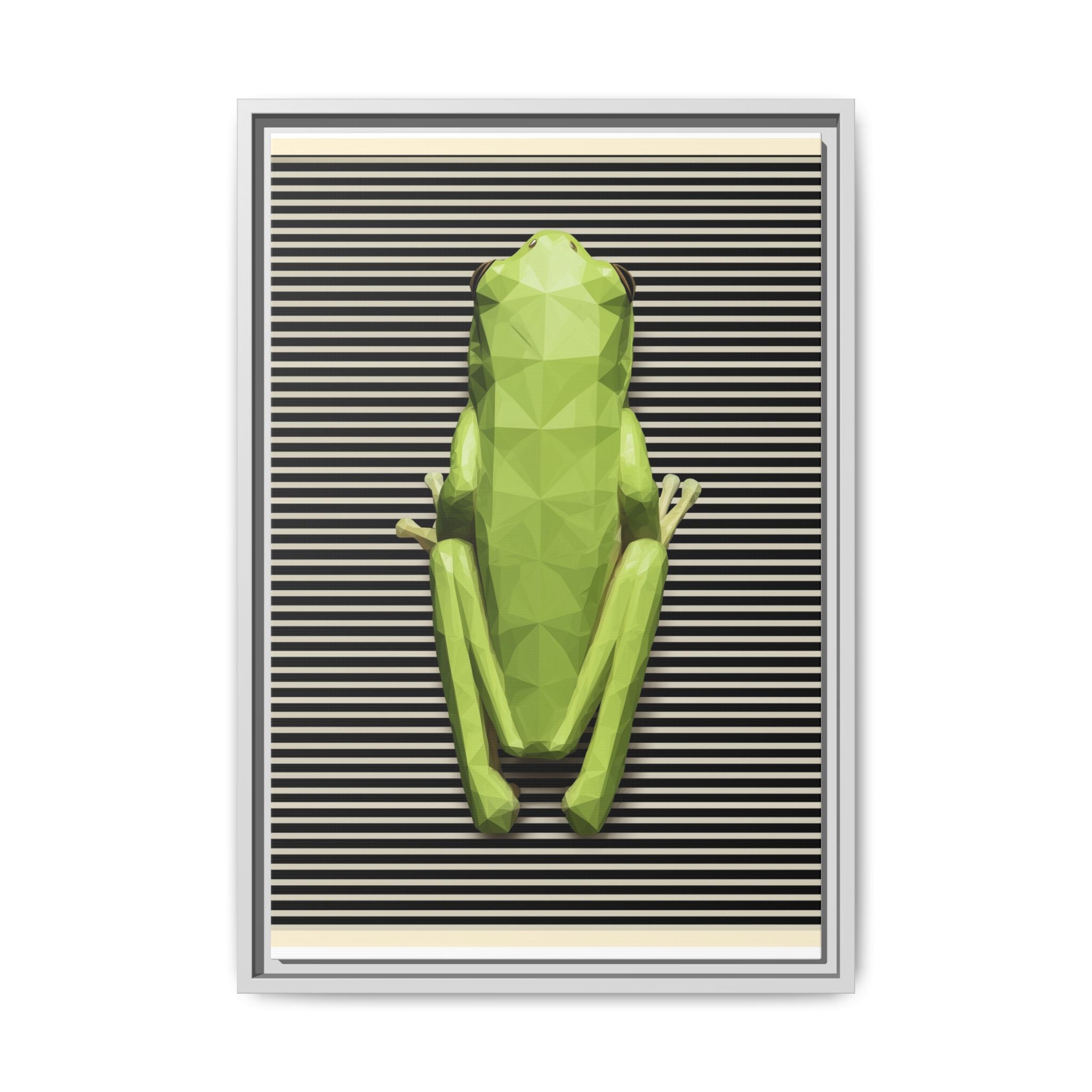 Geometric Amphibian: Low-Poly Frog Design, Digital Art Minimalism   |  Personalized & Custom Orders Available