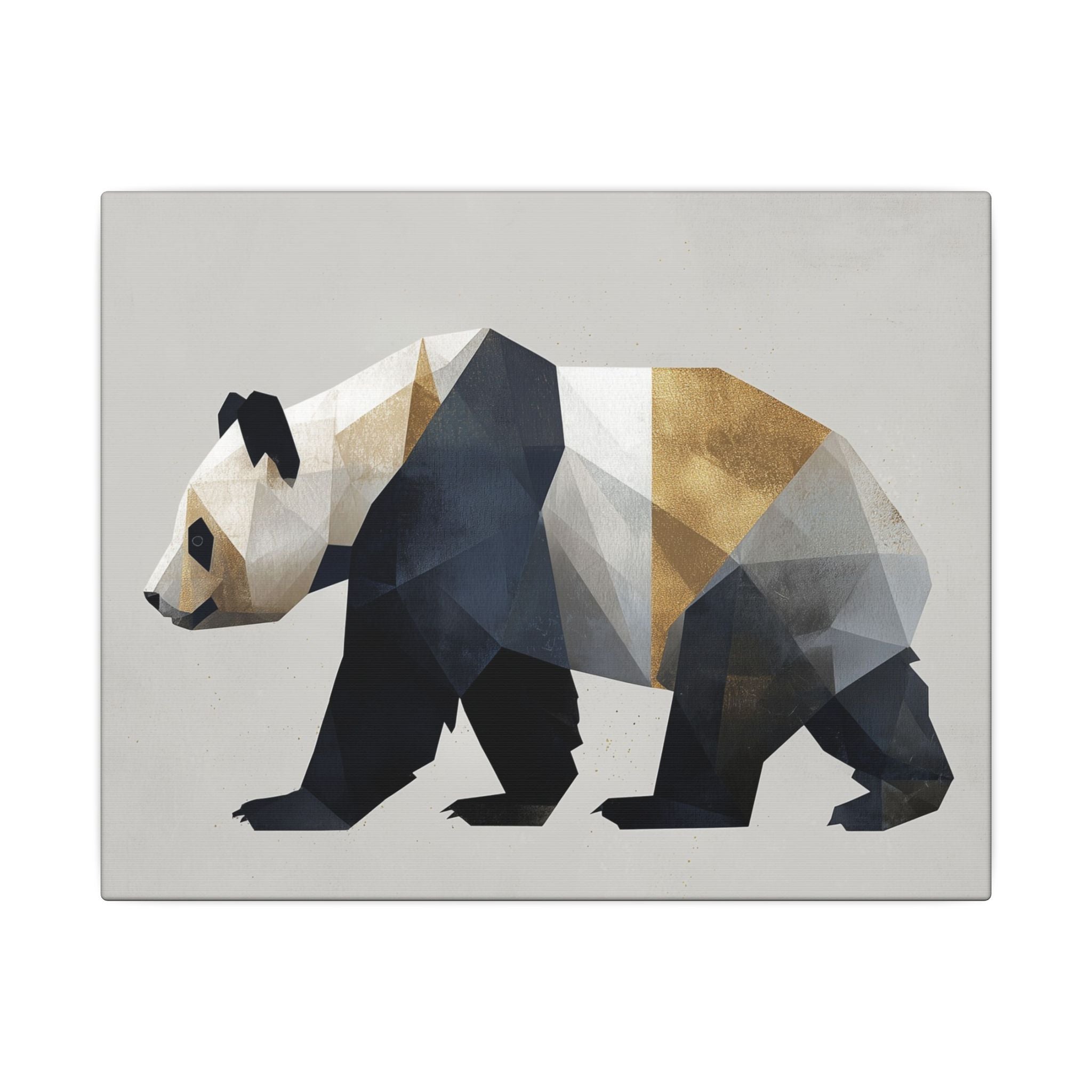 Geometric Panda: Minimalist Digital Art, Polygonal Wildlife Design, Contemporary Graphic Illustration   |  Personalized & Custom Orders