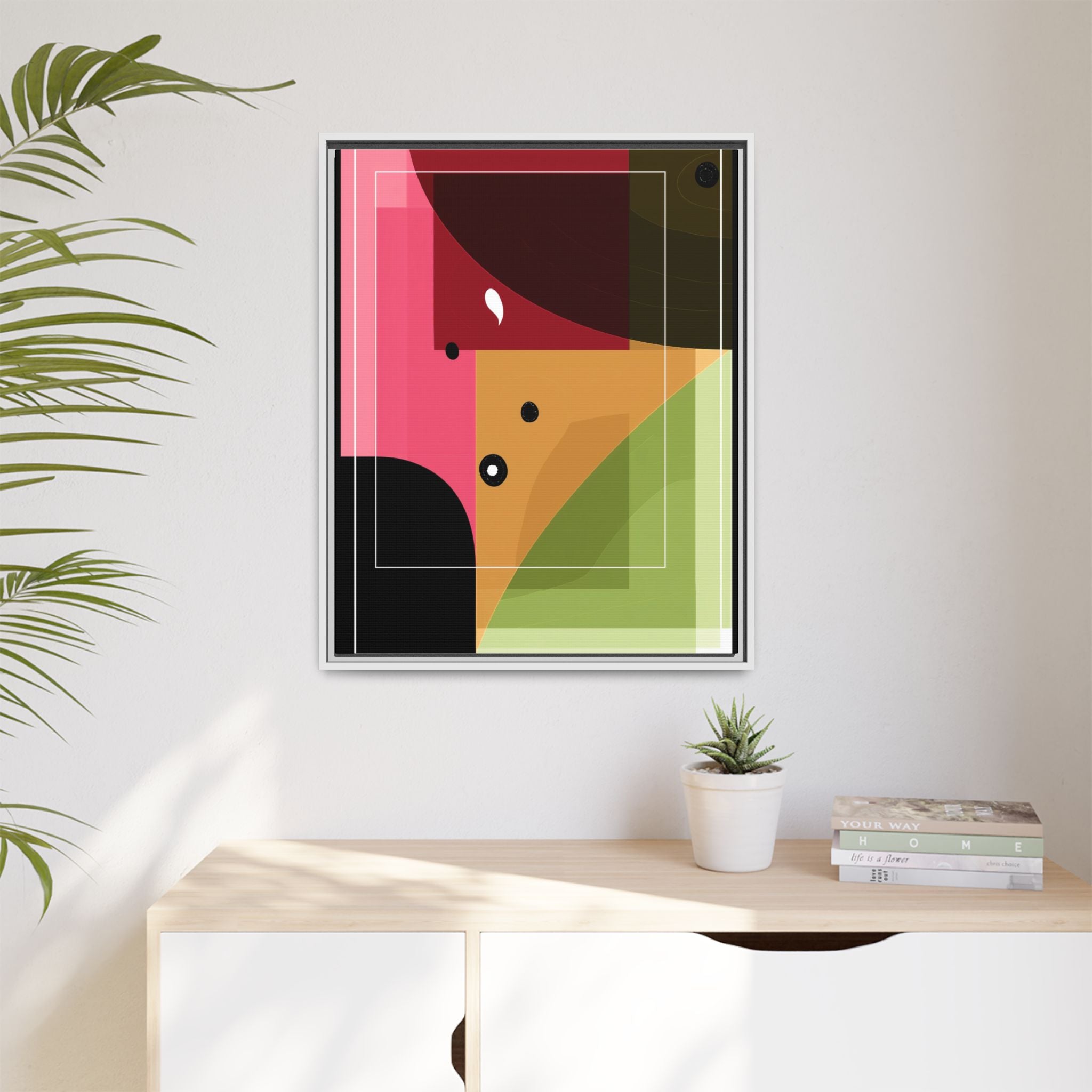 Geometric Convergence: Abstract Modernist Composition, Constructivist Color Blocking, Layered Geometric Design   |   Custom Orders Accepted