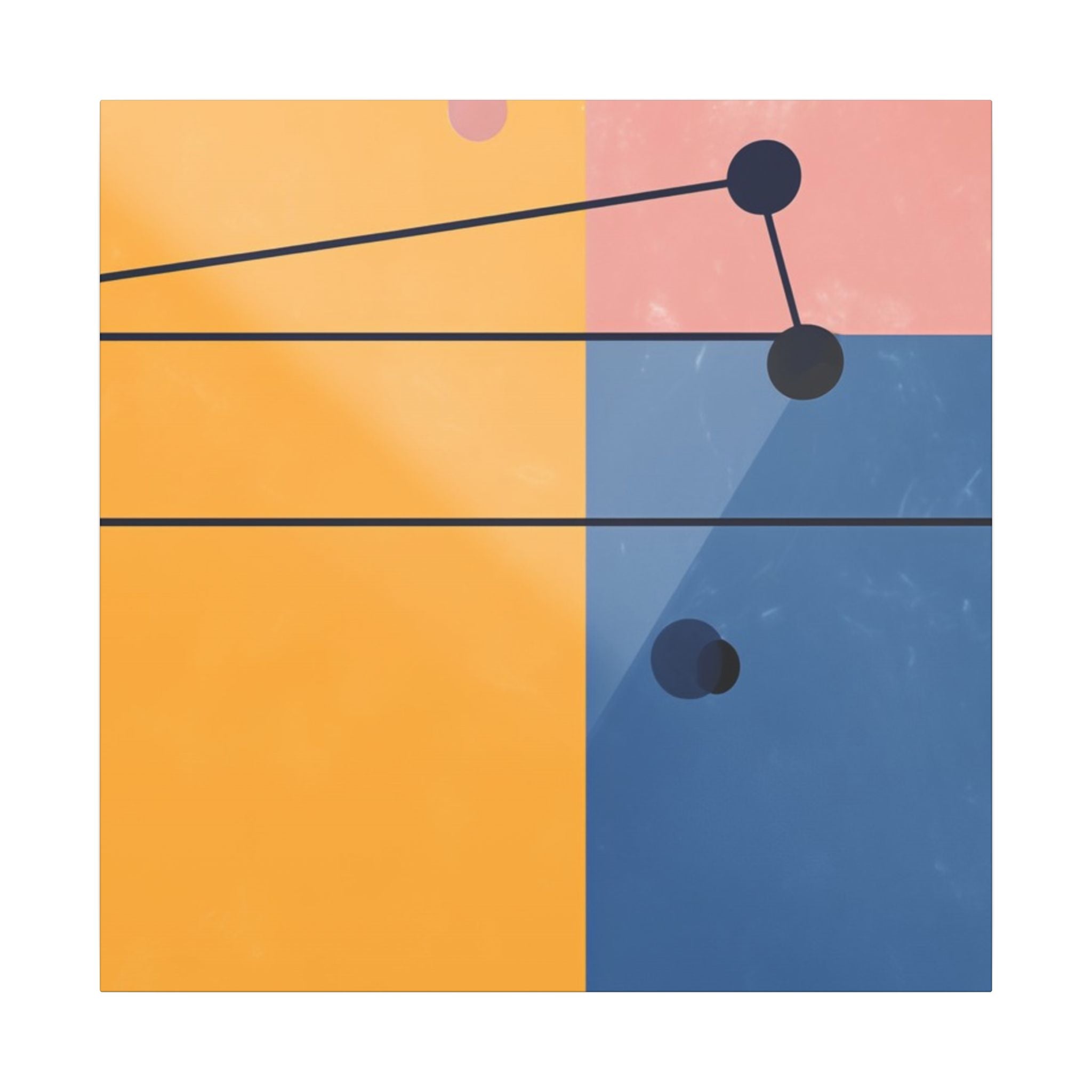 Geometric Harmony: Minimalist Color Blocks, Digital Abstract Design, Structural Contemporary Art   |   Custom Orders Accepted