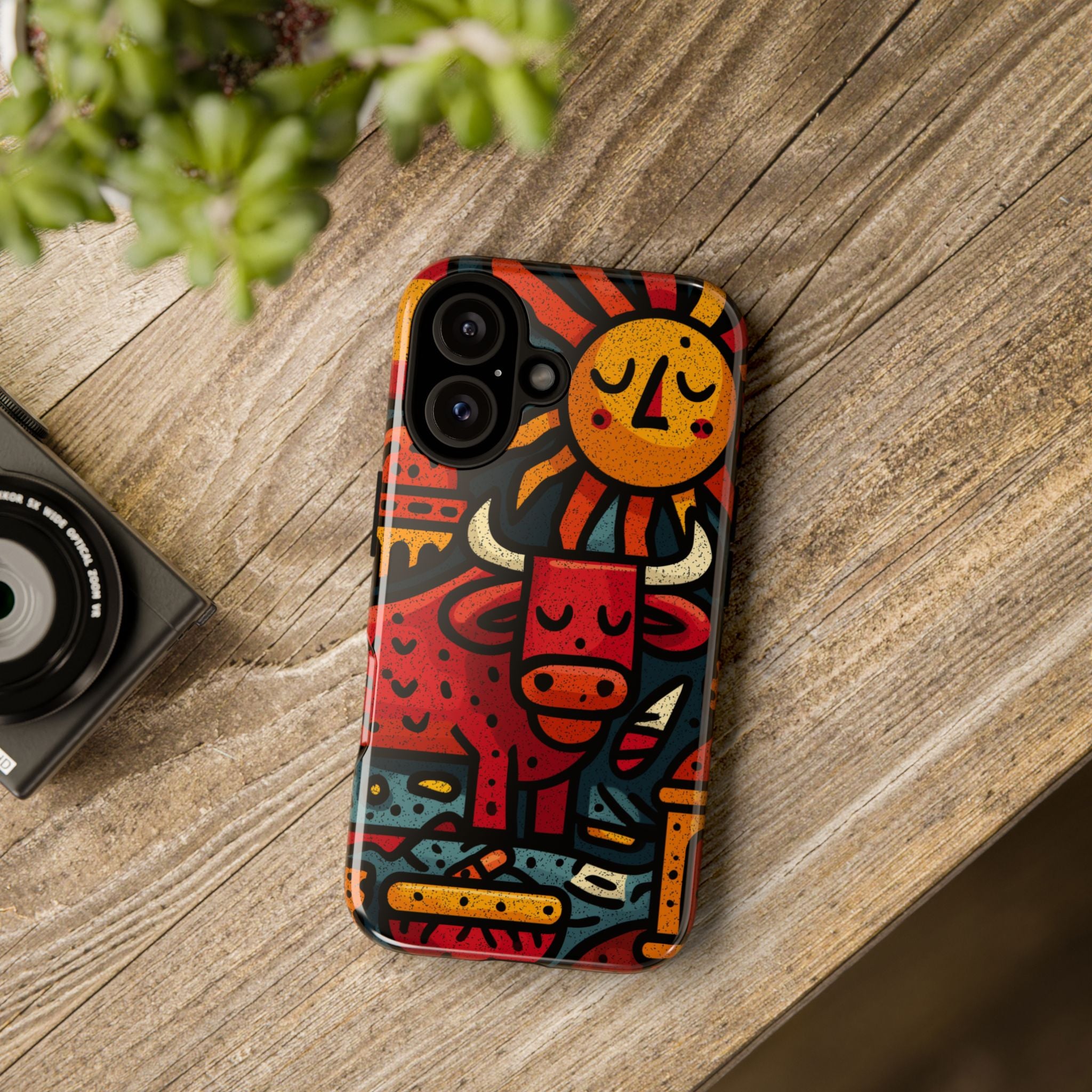 Spanish Phone Case featuring Bull | Tough Cases | Travel Gift, Art Lover's Accessory, Colorful Cover, Unique Design, Barcelona