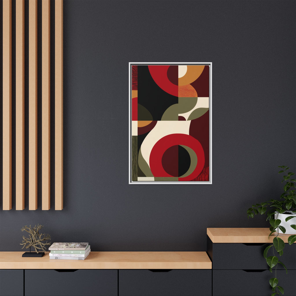 Geometric Intersections: Mid-Century Modern Design, Abstract Architectural Composition, Rhythmic Curved Forms   |   Custom Orders Accepted