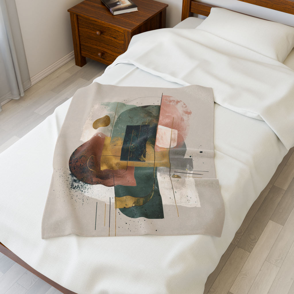 Ethereal Geometries: Pastel Minimalism, Mid-Century Modern Abstract   |    Custom Orders Available