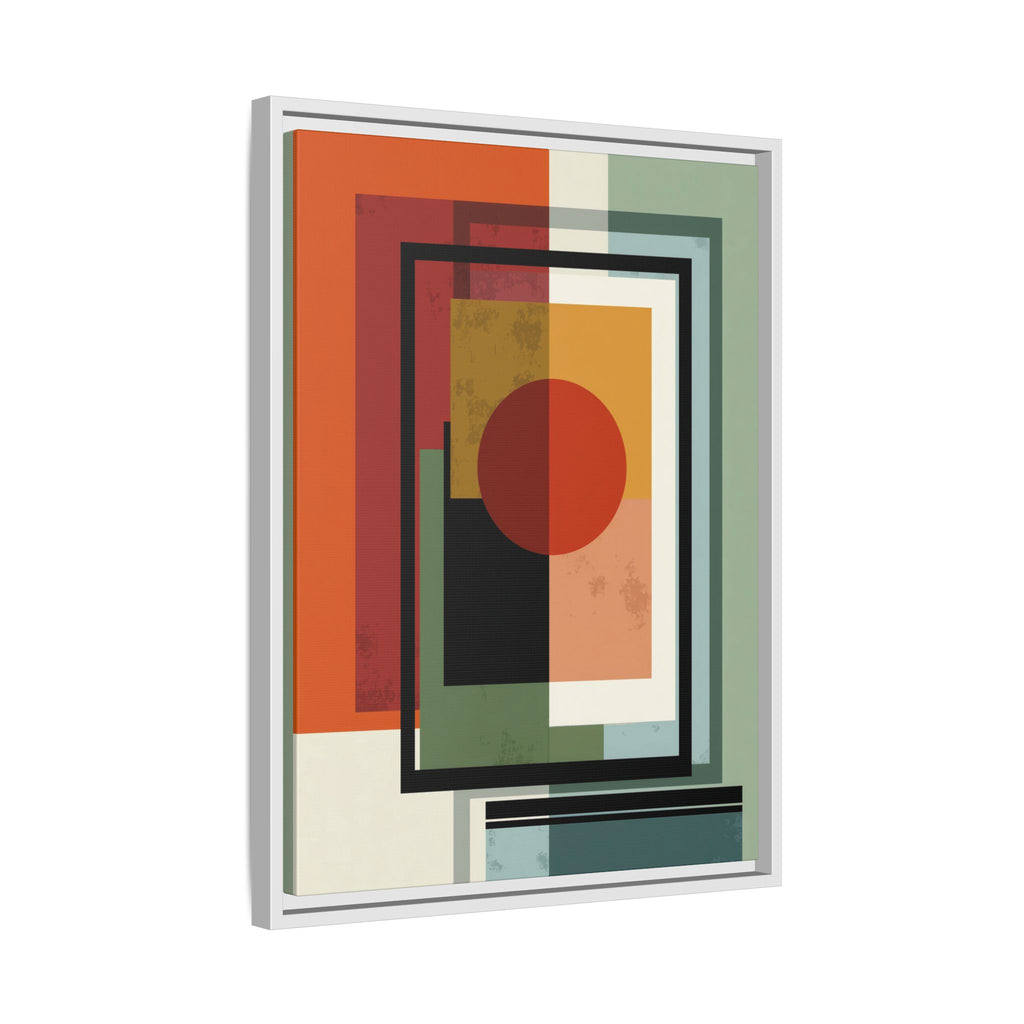 Geometric Harmonies: Mid-Century Modern Composition, Constructivist Inspiration, Abstract Rectangular Interplay   |   Custom Orders Accepted