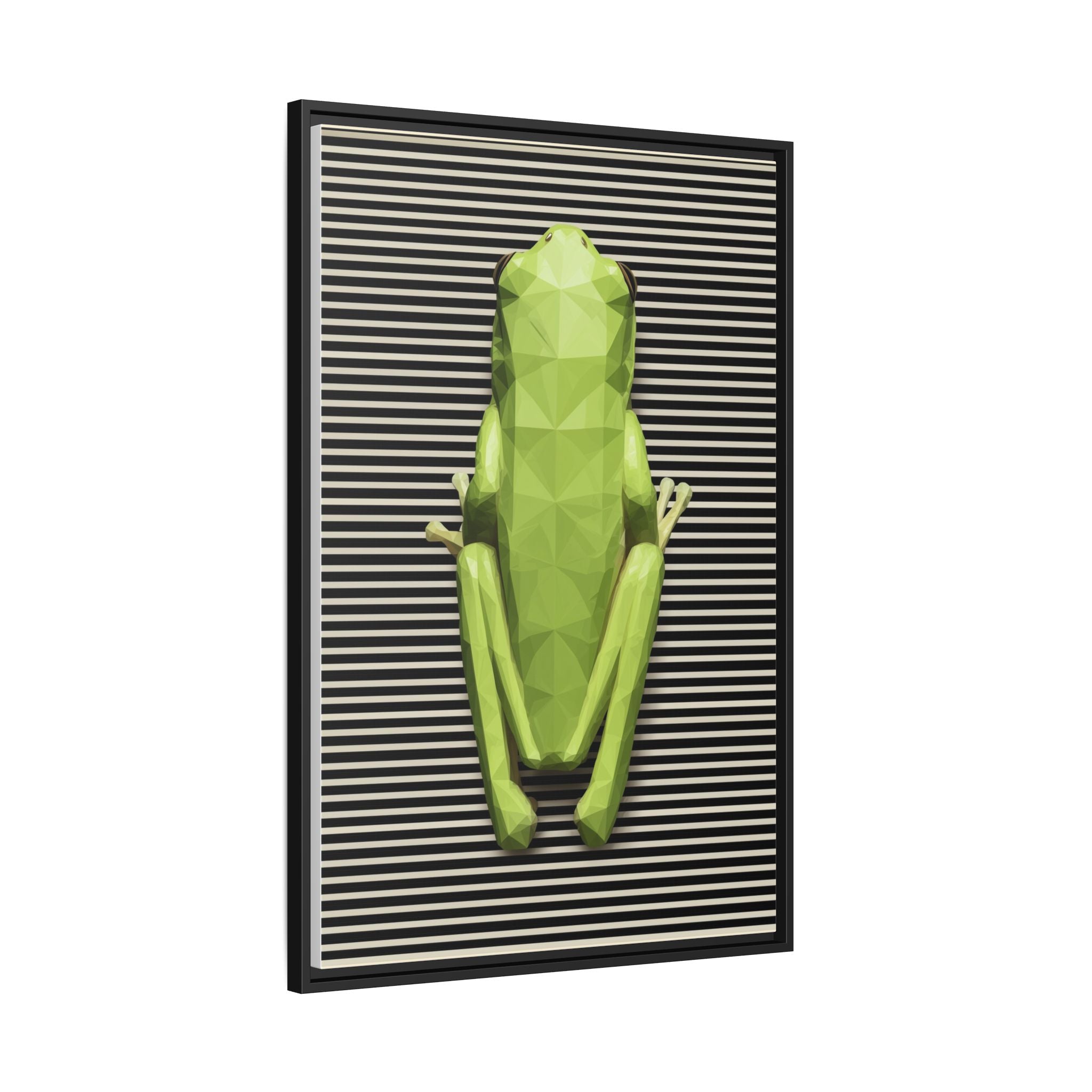 Geometric Amphibian: Low-Poly Frog Design, Digital Art Minimalism   |  Personalized & Custom Orders Available